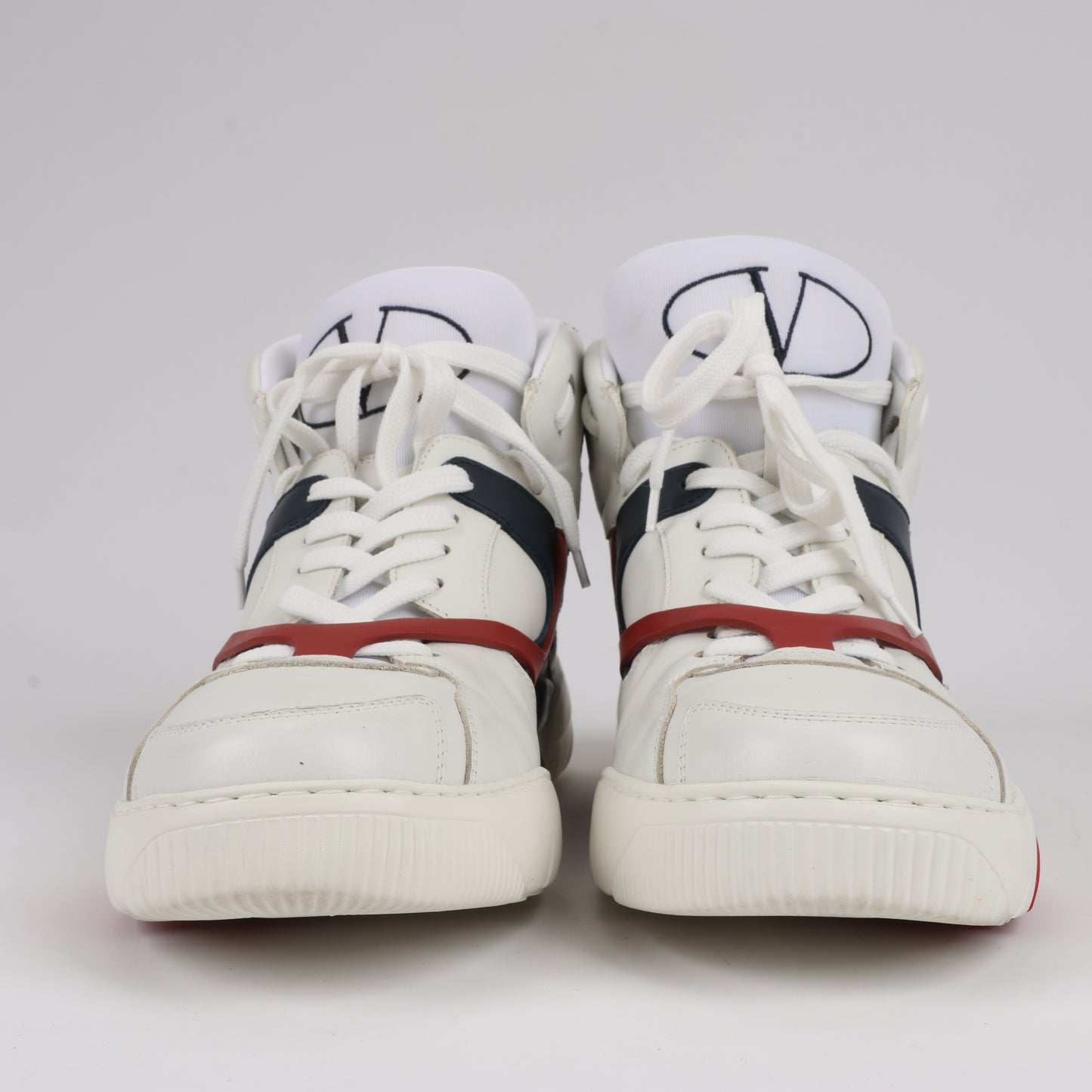 Valentino Garavani High-Top-Sneakers aus Leder in Mehrfarbig, Größe 44 EU