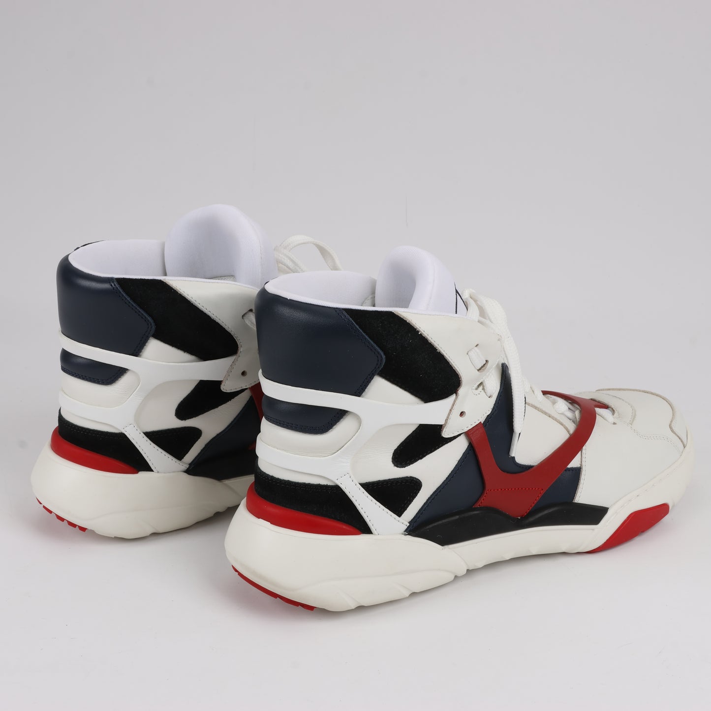 Valentino Garavani High-Top-Sneakers aus Leder in Mehrfarbig, Größe 44 EU
