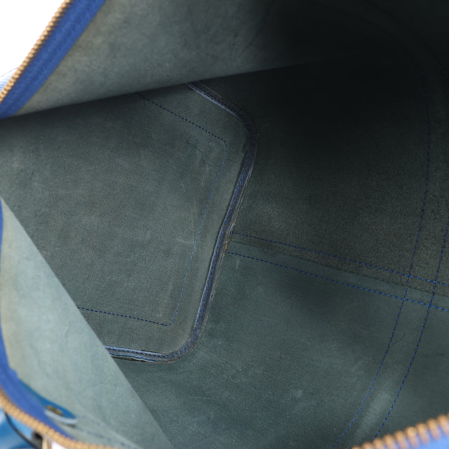 Louis Vuitton Epi Leder Keepall 45 Reisetasche in Blau M42975