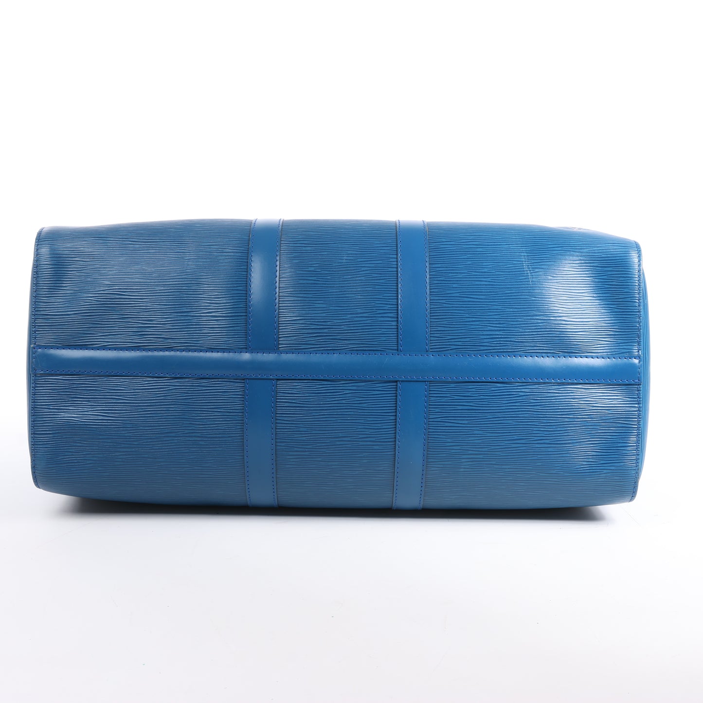 Louis Vuitton Epi Leder Keepall 45 Reisetasche in Blau M42975