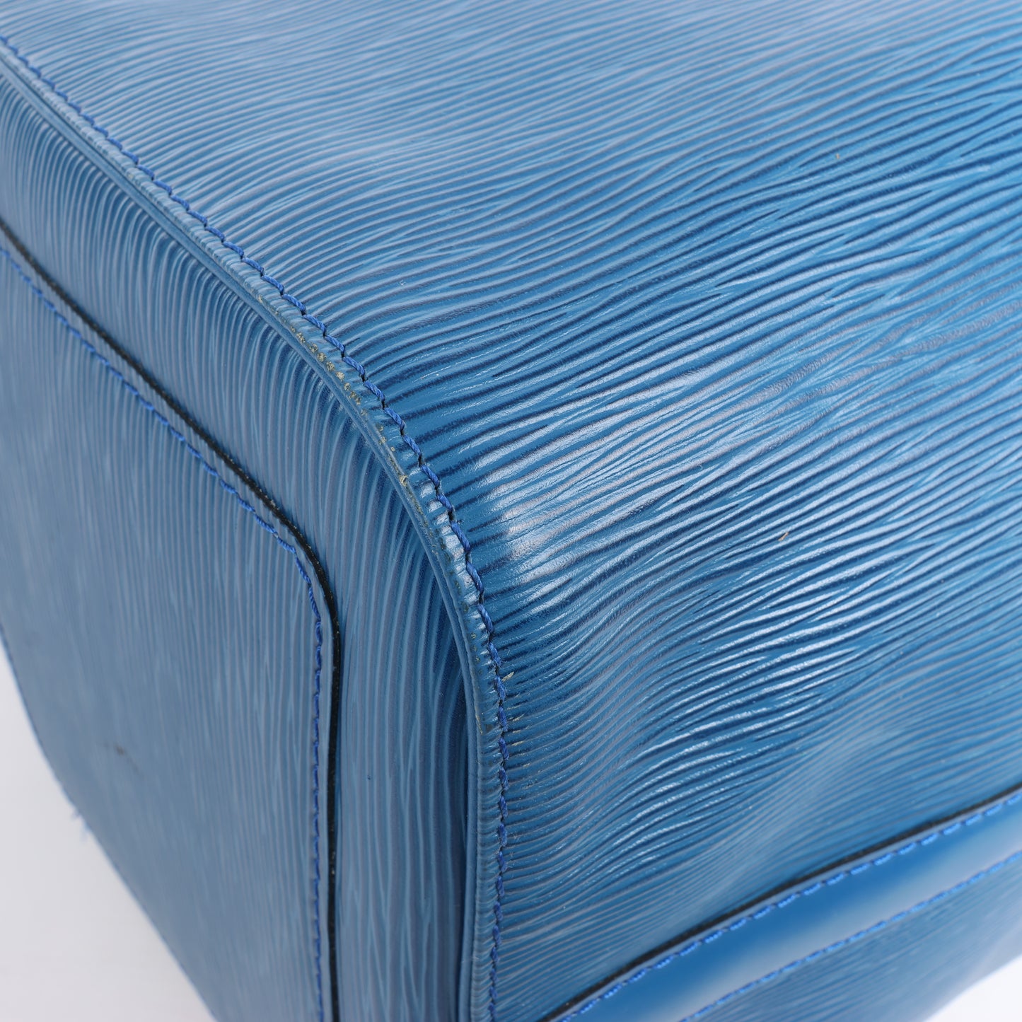 Louis Vuitton Epi Leder Keepall 45 Reisetasche in Blau M42975