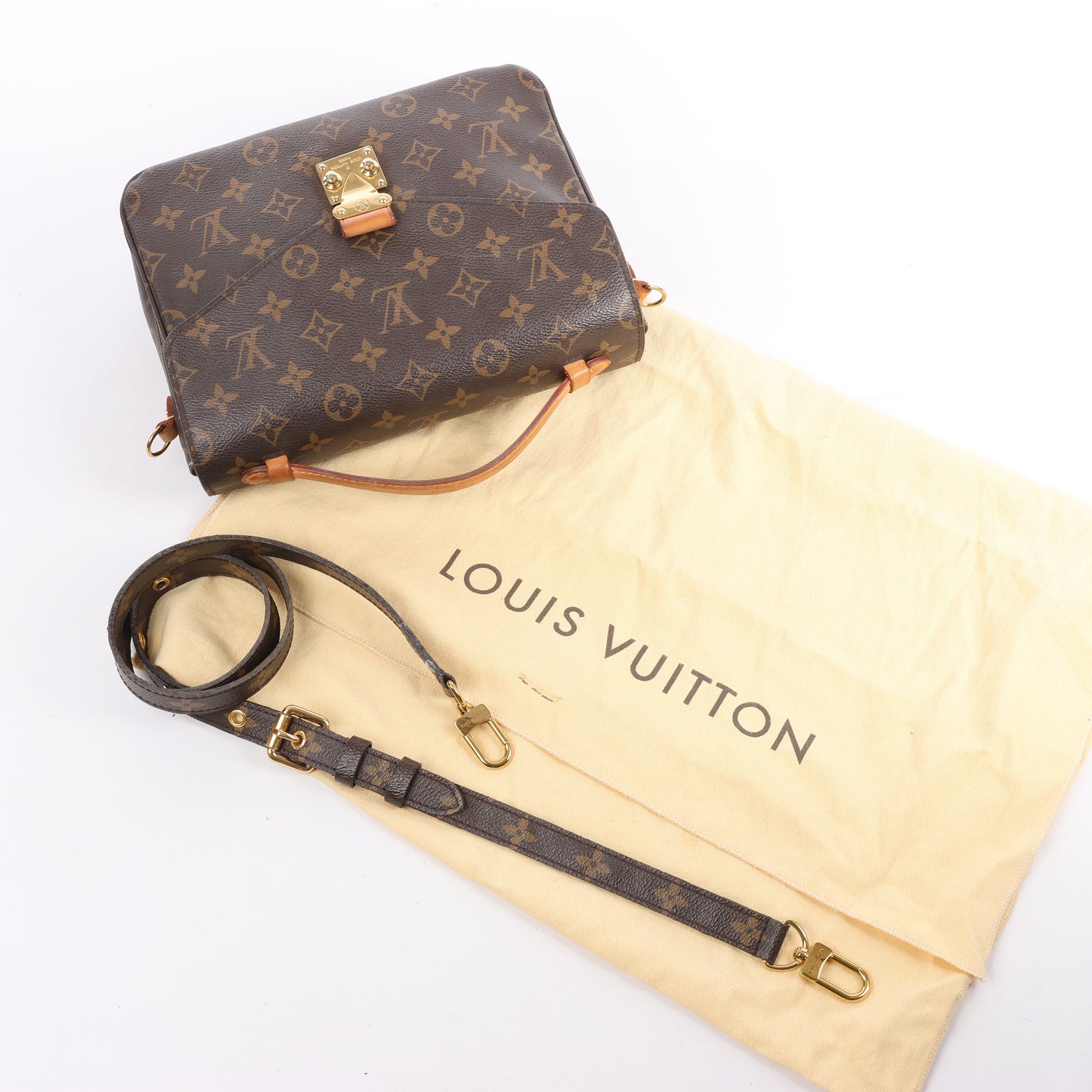 Louis Vuitton Monogramm Pochette Metis Handtasche M40780