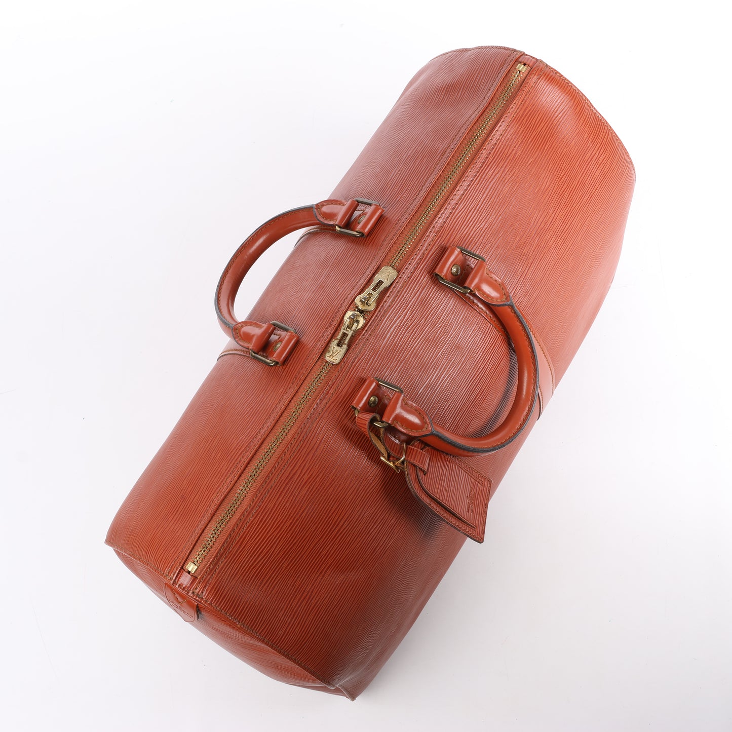Louis Vuitton Epi Leder Keepall 45 Reisetasche in Braun M42978