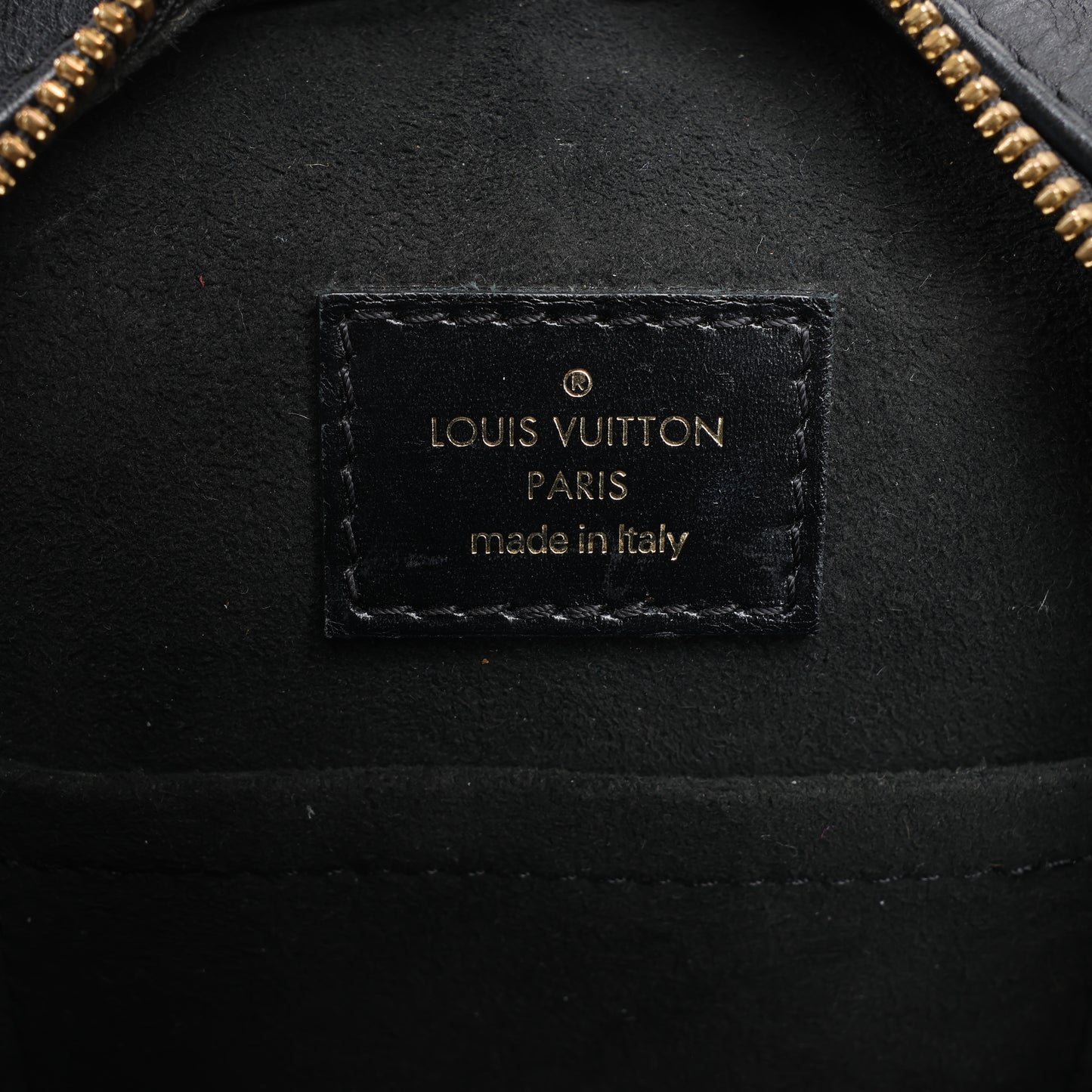 Louis Vuitton Boite Chapeau Souple Vernis Leder Umhängetasche in Schwarz M53999