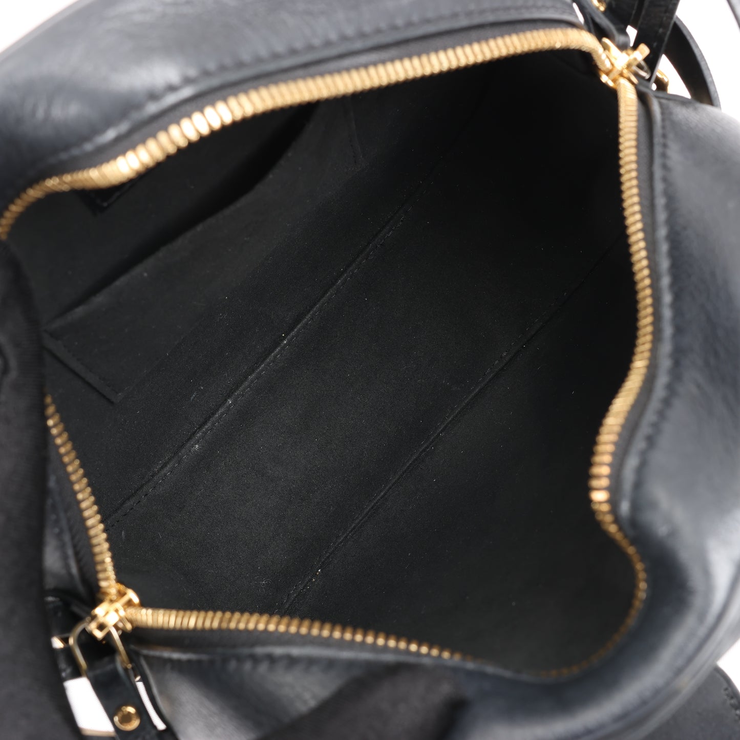 Louis Vuitton Boite Chapeau Souple Vernis Leder Umhängetasche in Schwarz M53999