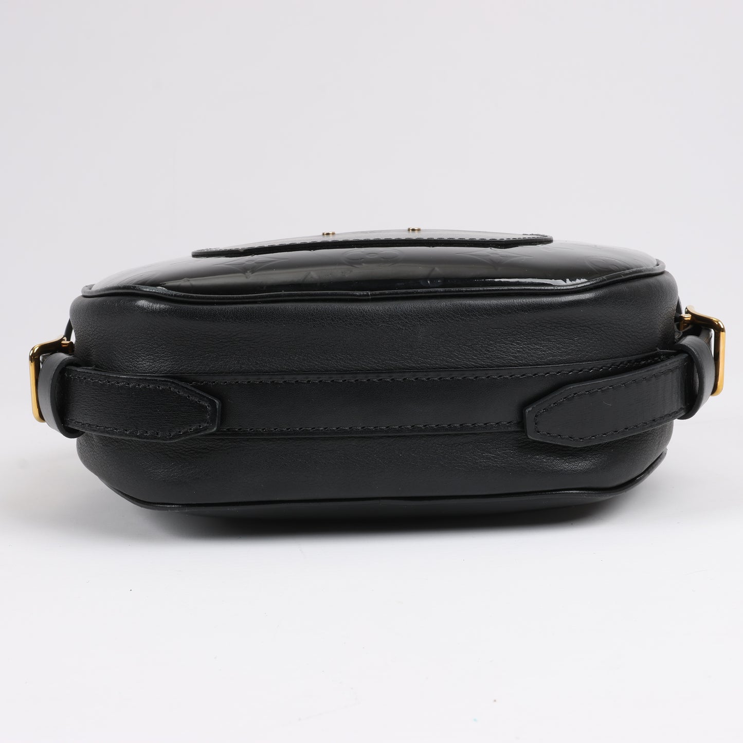 Louis Vuitton Boite Chapeau Souple Vernis Leder Umhängetasche in Schwarz M53999