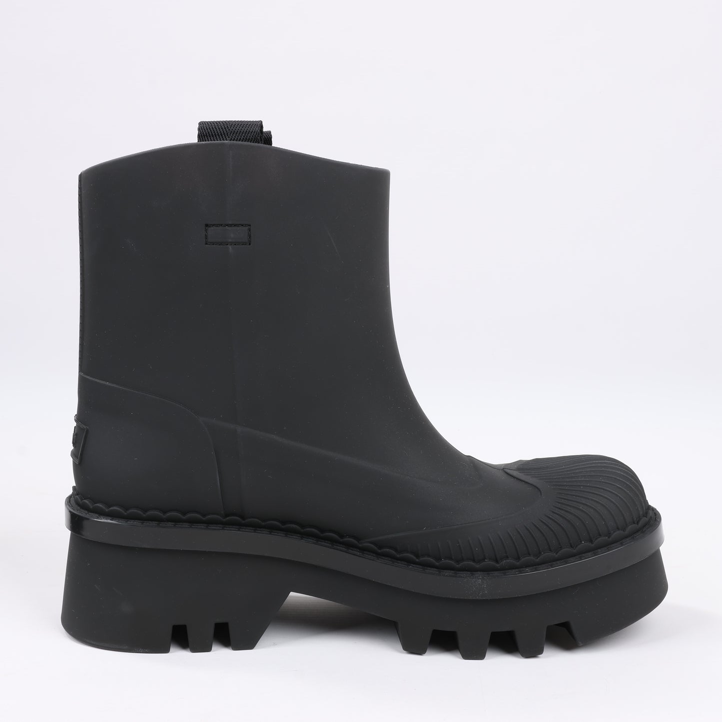 Chloe Gummi-Regenstiefeletten in Schwarz 032324, Größe 39 EU