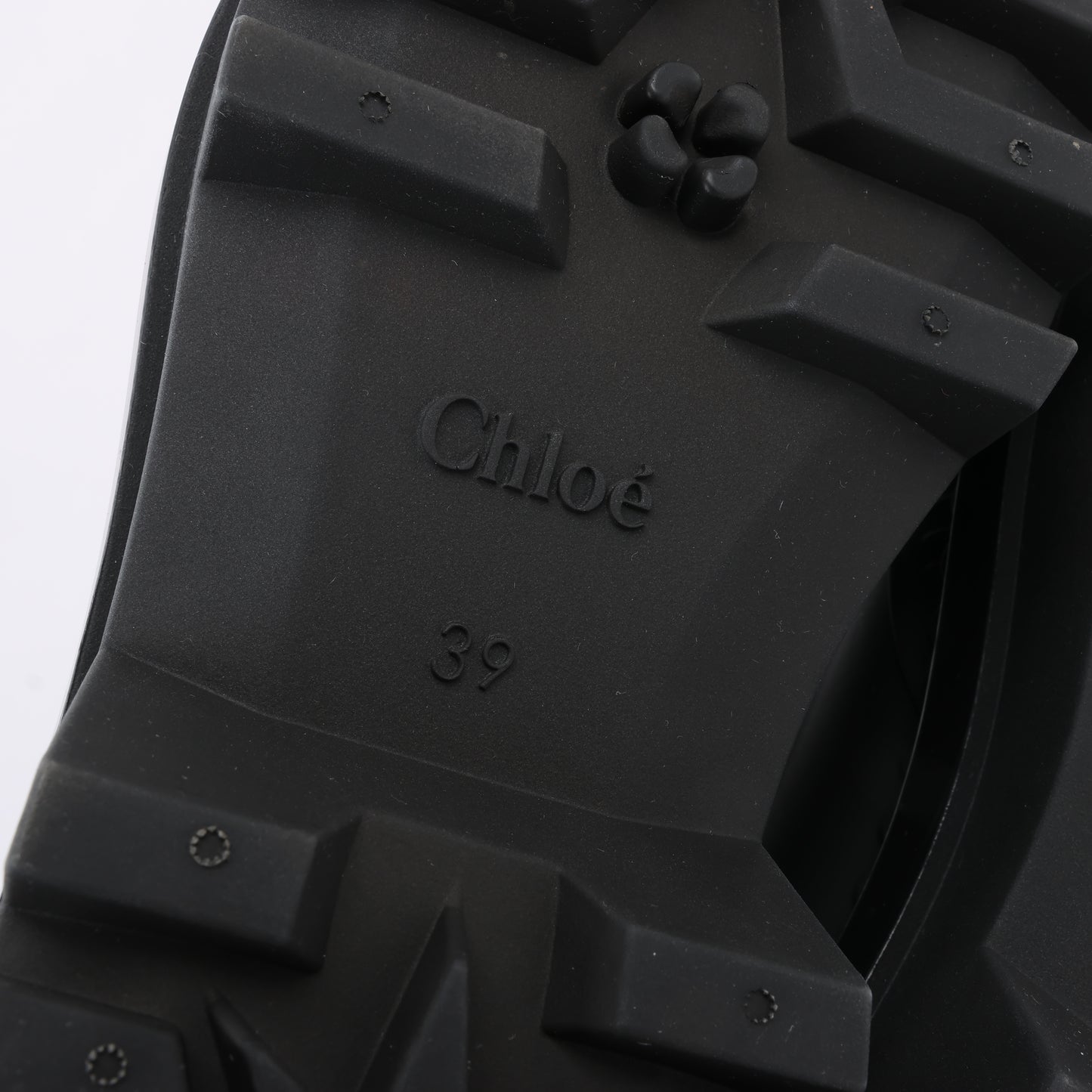Chloe Gummi-Regenstiefeletten in Schwarz 032324, Größe 39 EU