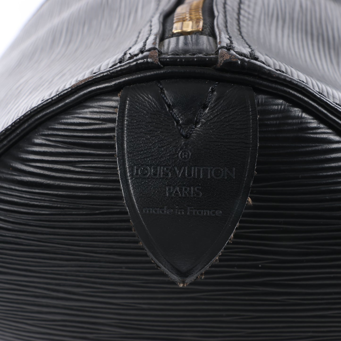 Louis Vuitton Epi Leder Keepall 50 Reisetasche in Schwarz M42962