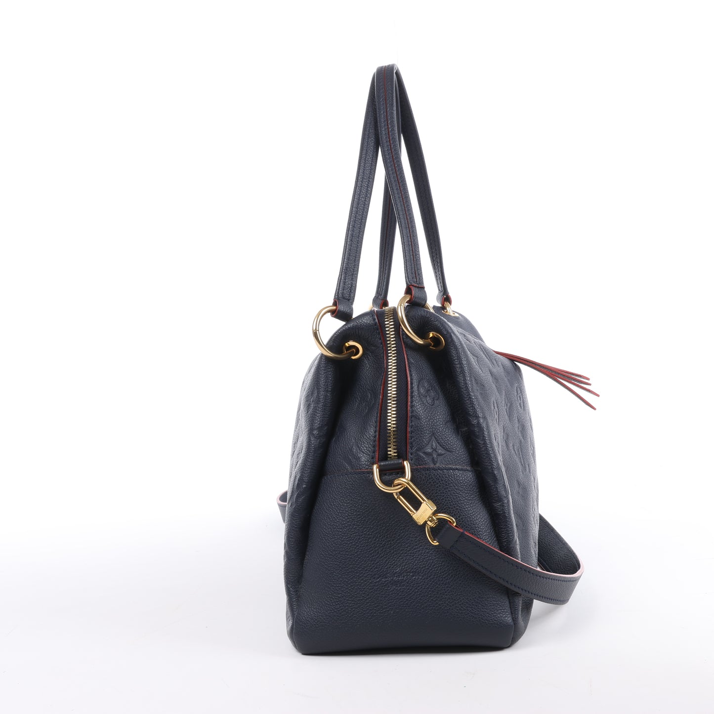 Louis Vuitton Monogram Empreinte Ponthieu Umhängetasche in Marineblau