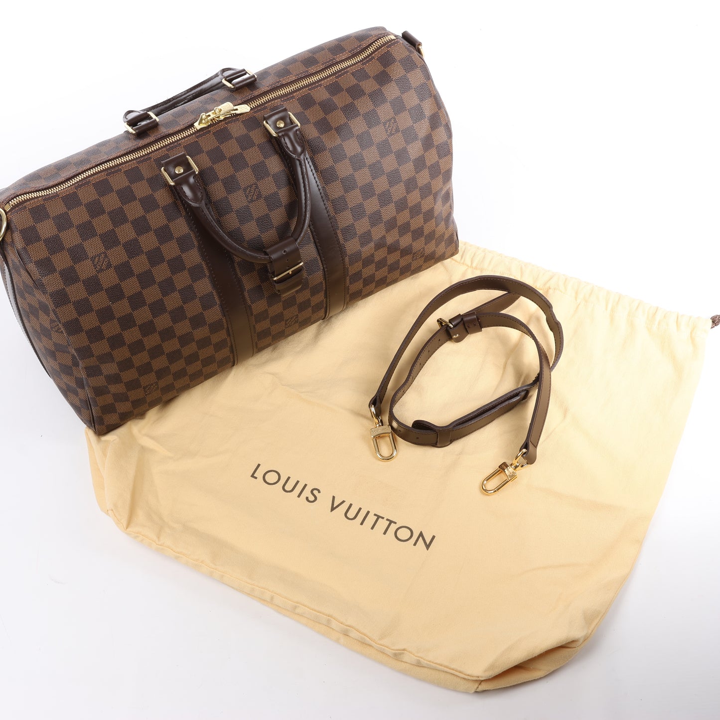 Louis Vuitton Damier Keepall Bandoulière 45 Sac de voyage