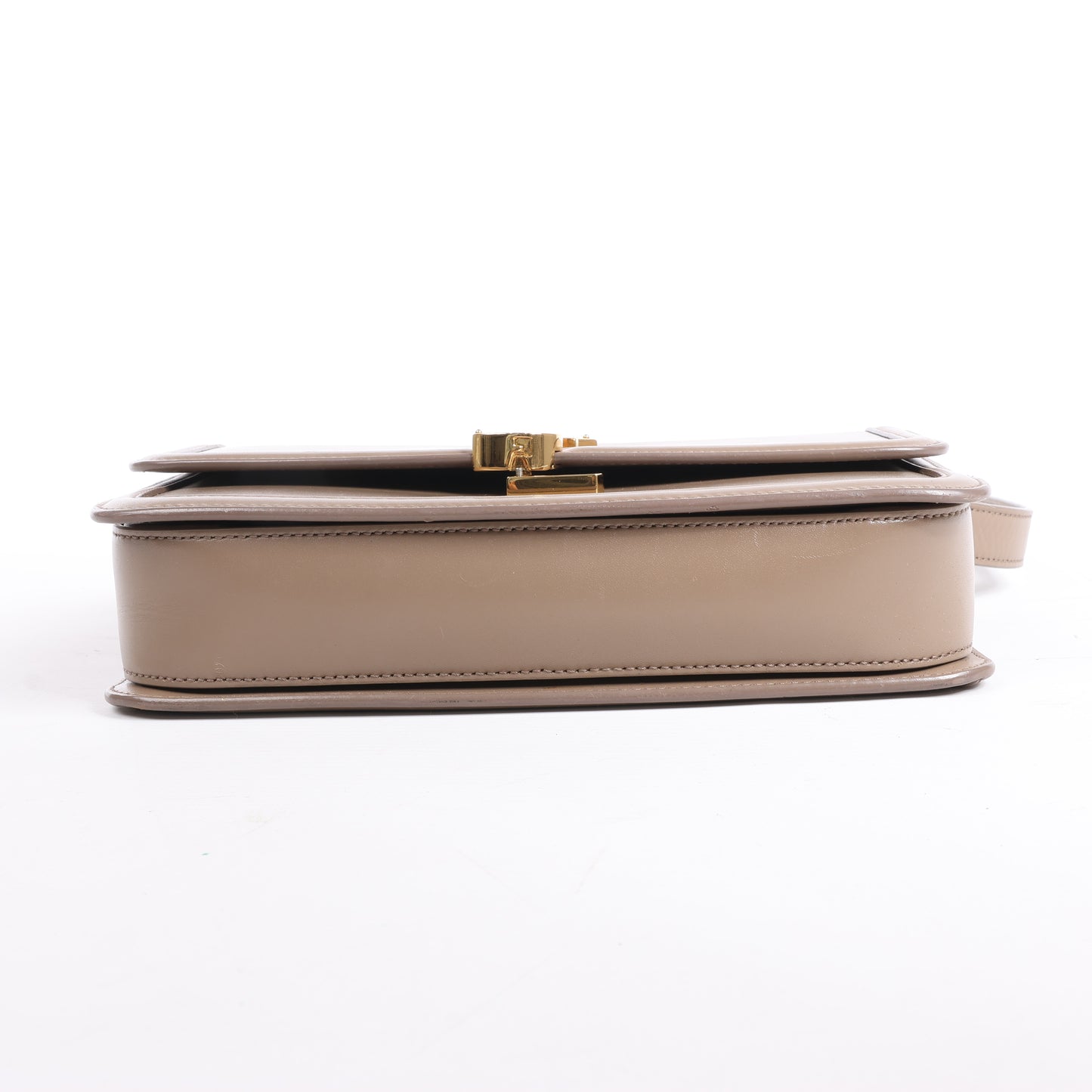 Sac à bandoulière en cuir Solferino de Saint Laurent Paris en beige