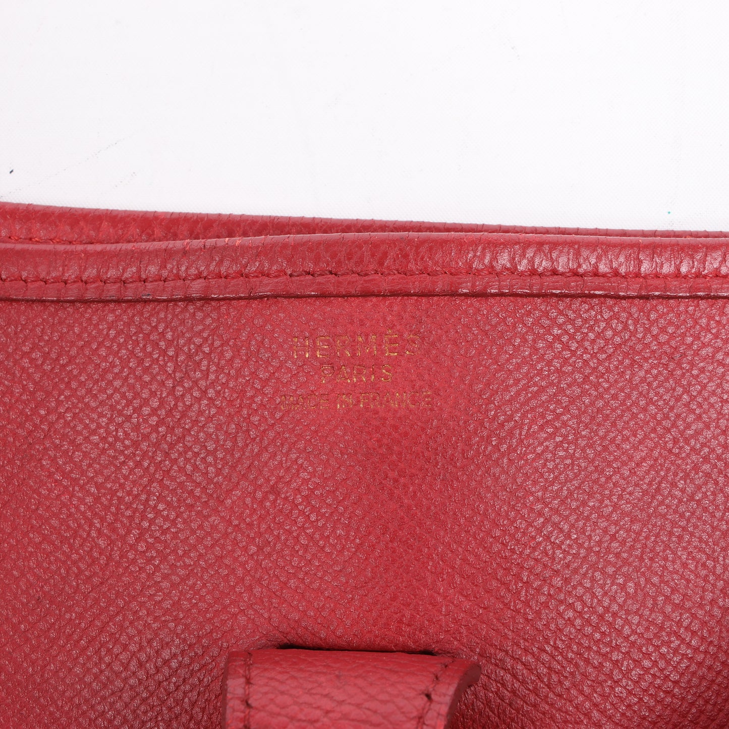 Hermès Evelyne 1 33 GM Cushbell Rotgold Metallbeschläge A: 1997