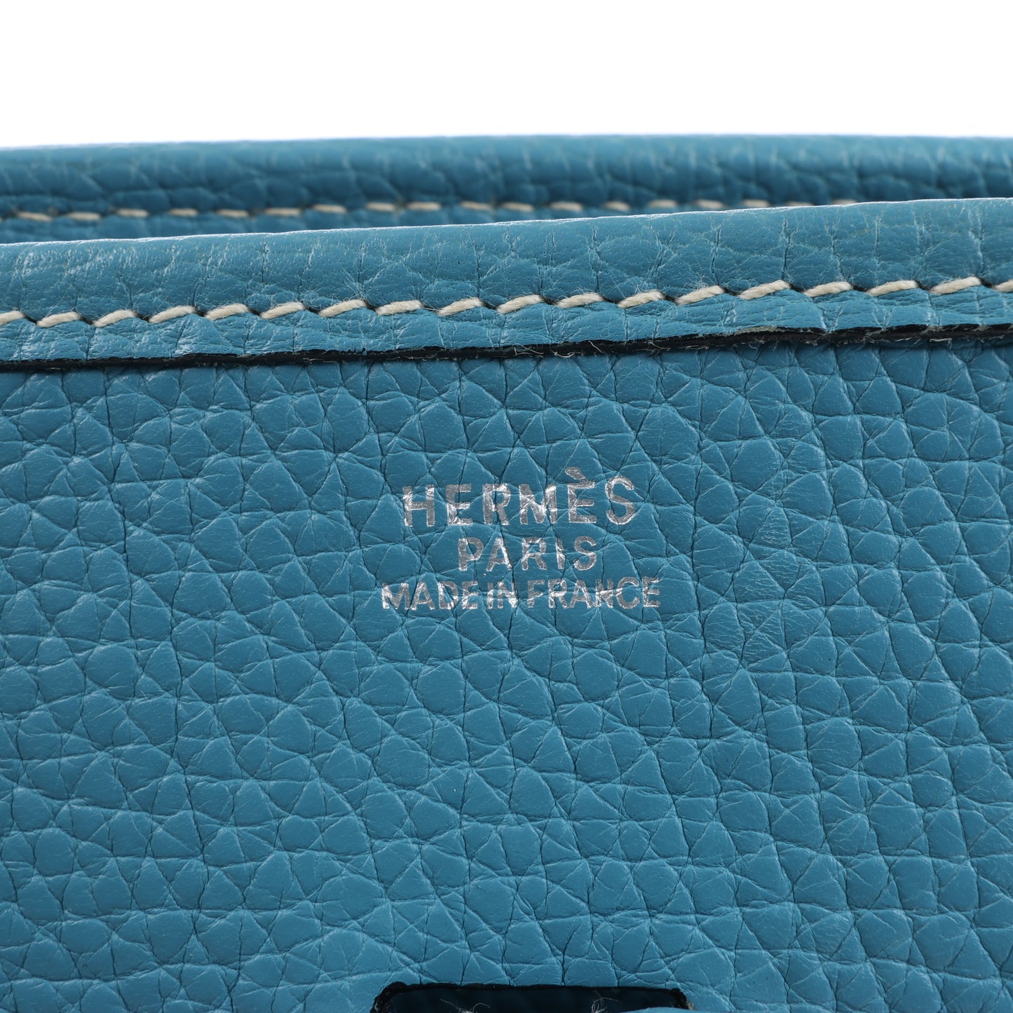 Hermès Evelyne 1 29 PM Taurillon Clémence Bleu Jean Garnitures en métal argenté □H: 2004