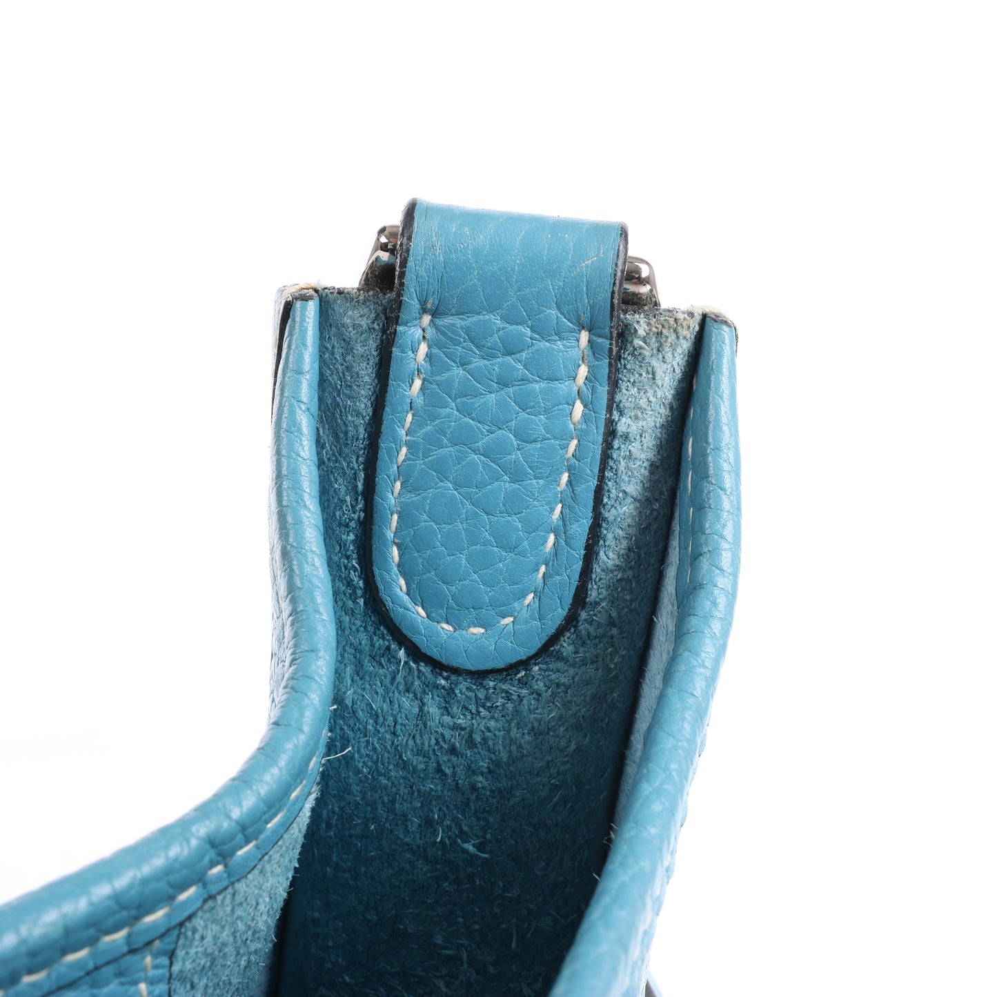 Hermès Evelyne 1 29 PM Taurillon Clémence Bleu Jean Garnitures en métal argenté □H: 2004
