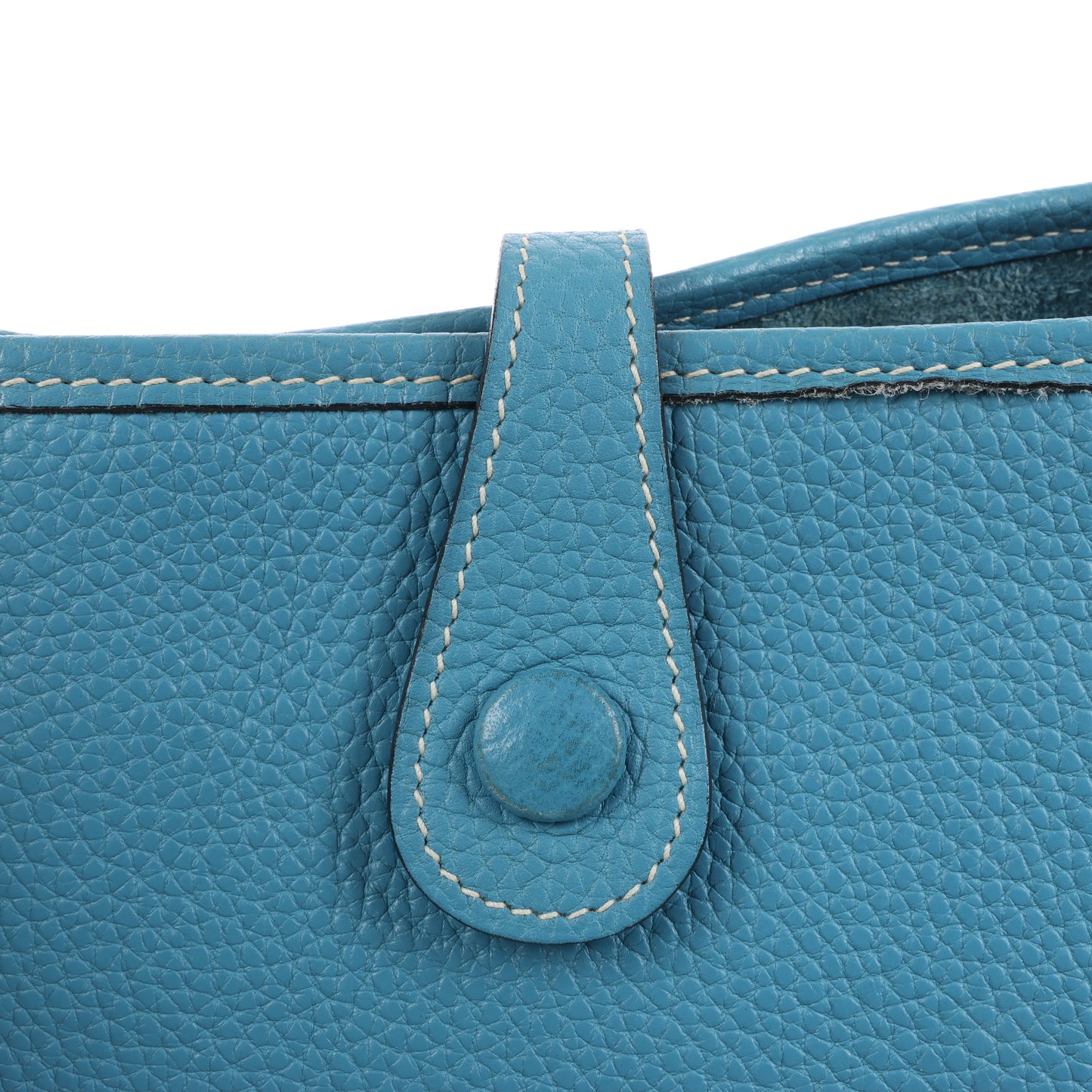 Hermès Evelyne 1 29 PM Taurillon Clémence Bleu Jean Garnitures en métal argenté □H: 2004