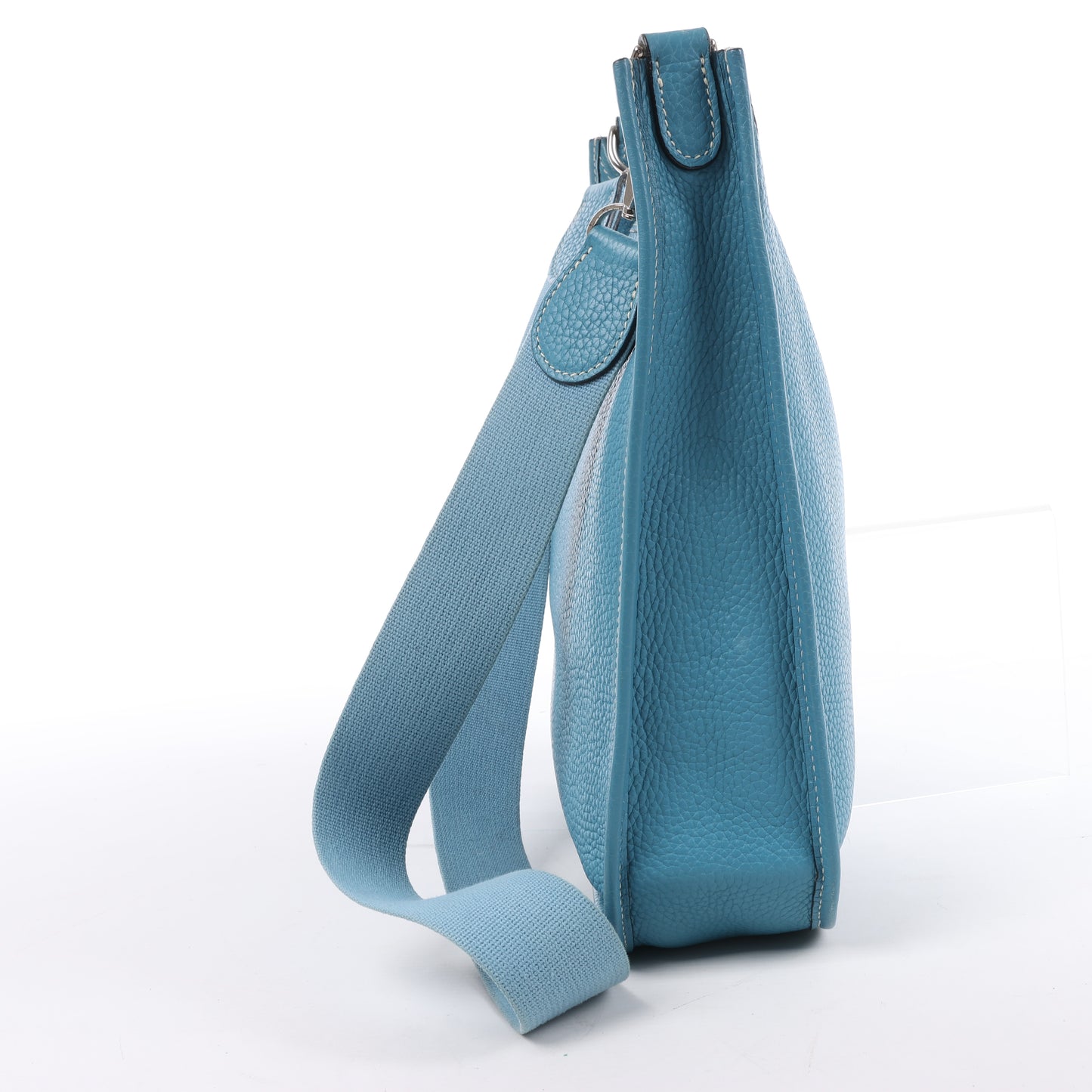 Hermès Evelyne 1 29 PM Taurillon Clémence Bleu Jean Garnitures en métal argenté □H: 2004