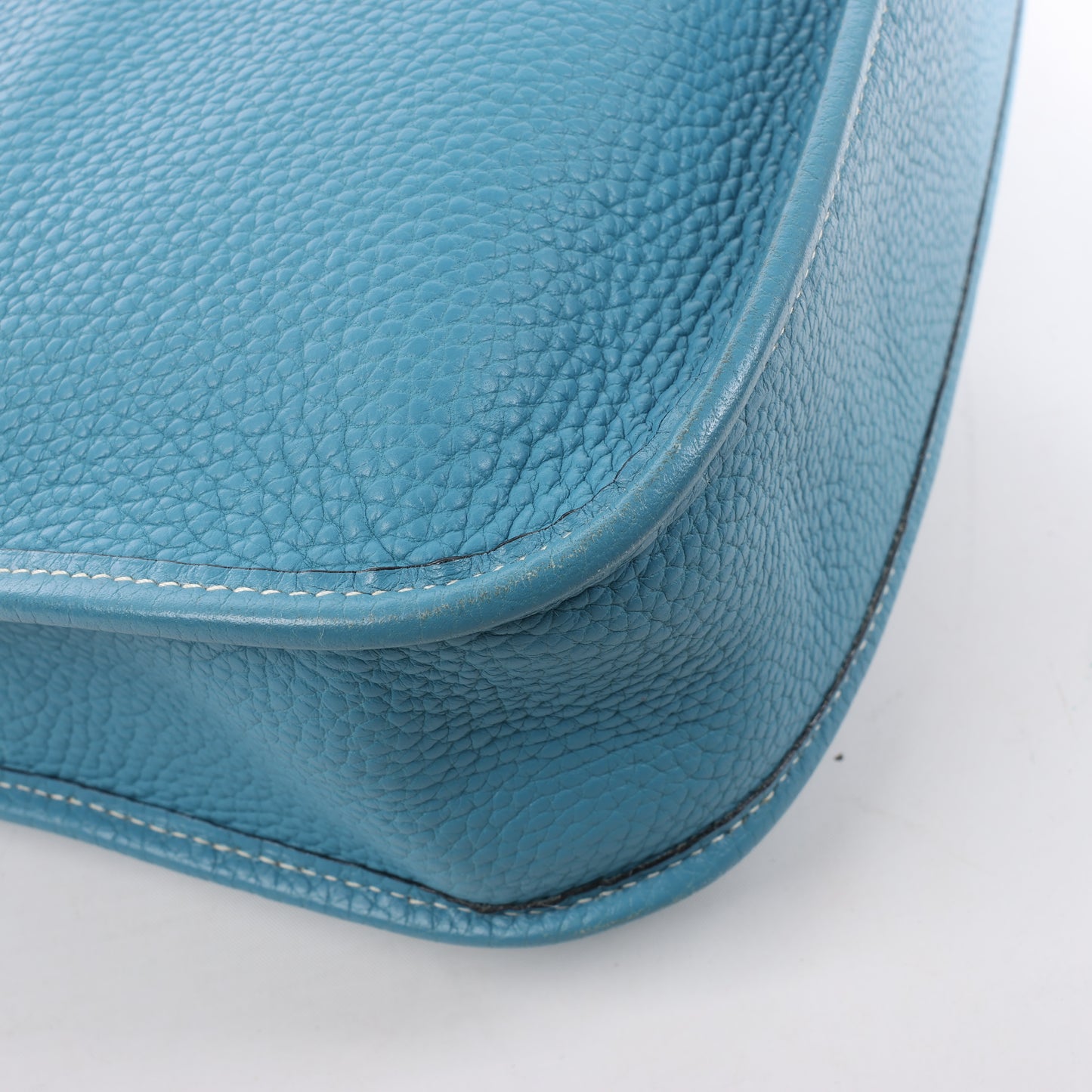 Hermès Evelyne 1 29 PM Taurillon Clémence Bleu Jean Garnitures en métal argenté □H: 2004