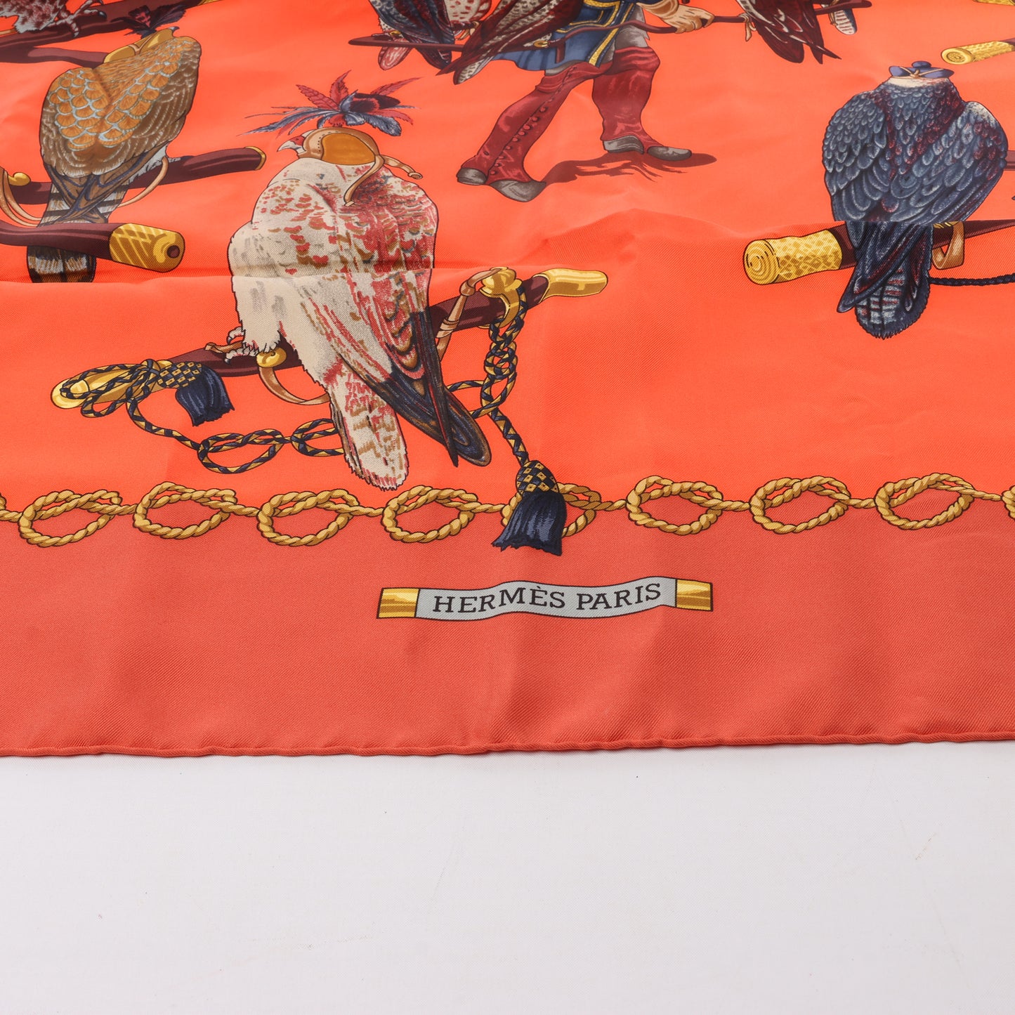 Hermès Carré 90 „LES OISEAUX DU ROY“ Seidenschal