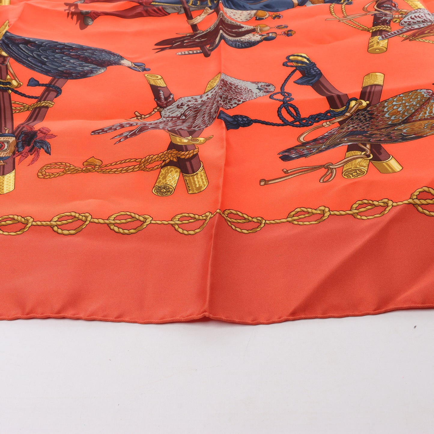 Hermès Carré 90 „LES OISEAUX DU ROY“ Seidenschal