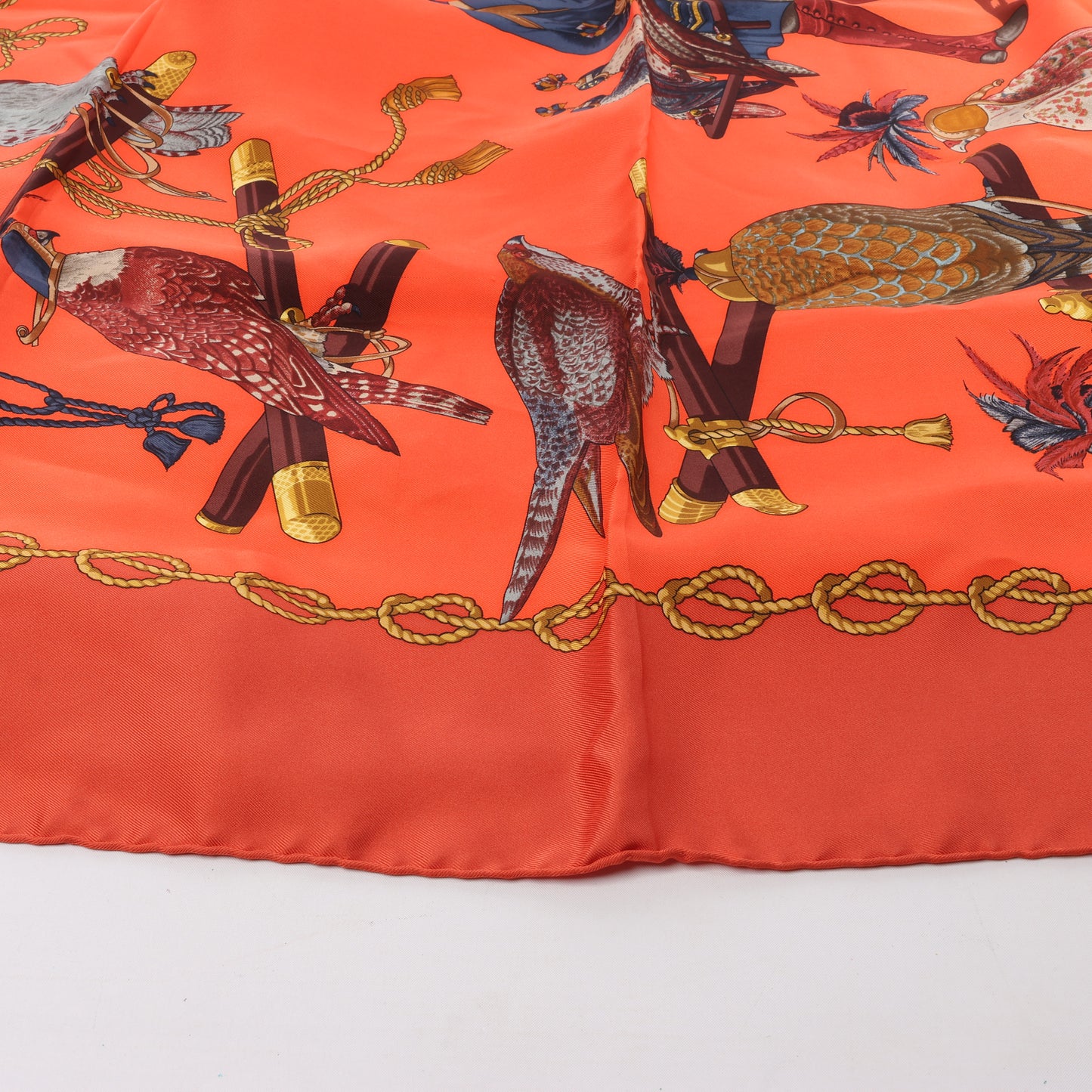 Hermès Carré 90 „LES OISEAUX DU ROY“ Seidenschal
