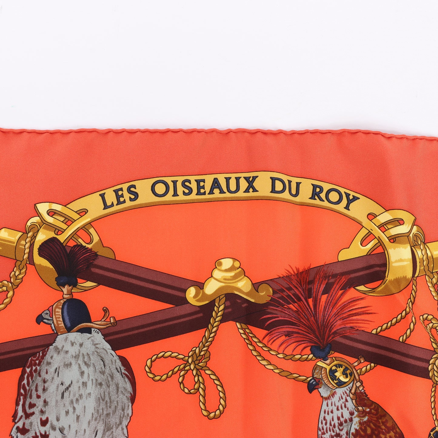 Hermès Carré 90 „LES OISEAUX DU ROY“ Seidenschal