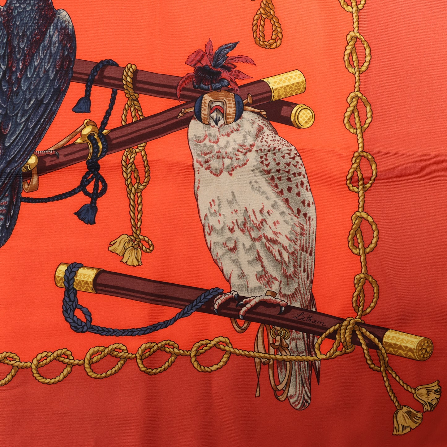 Hermès Carré 90 „LES OISEAUX DU ROY“ Seidenschal