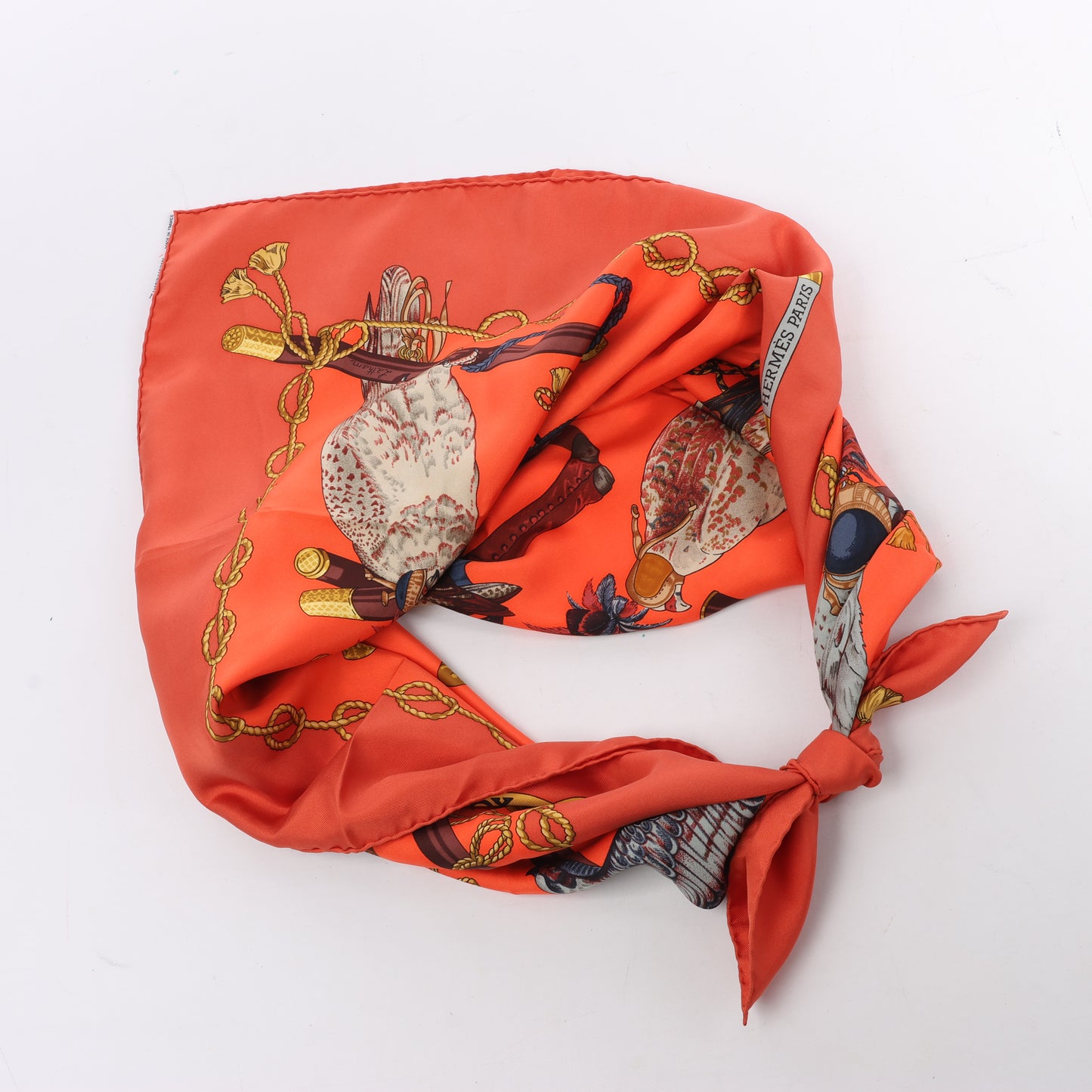 Hermès Carré 90 „LES OISEAUX DU ROY“ Seidenschal