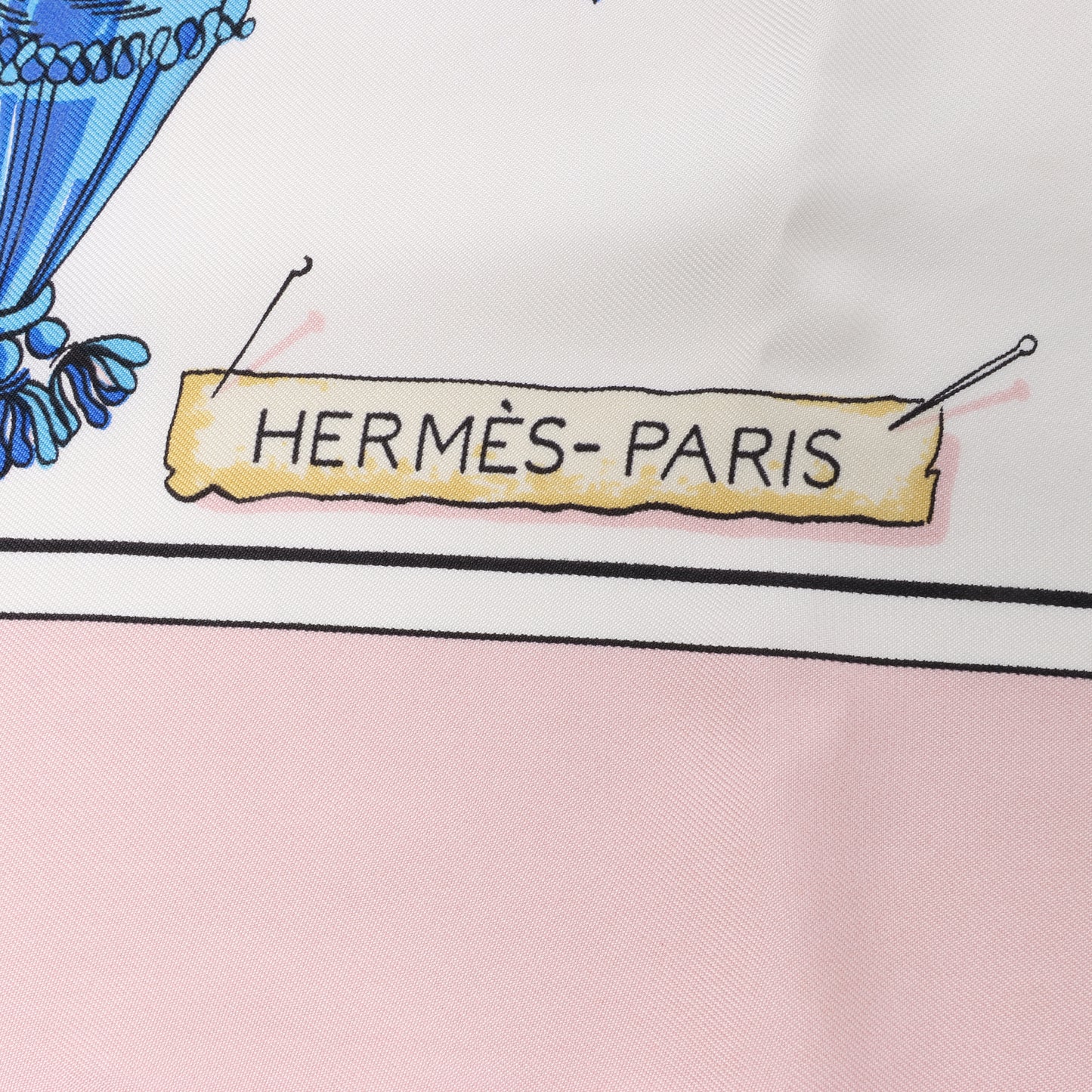 Hermes Carré 90 "PASEMENTERIE" 100% Soie Foulard