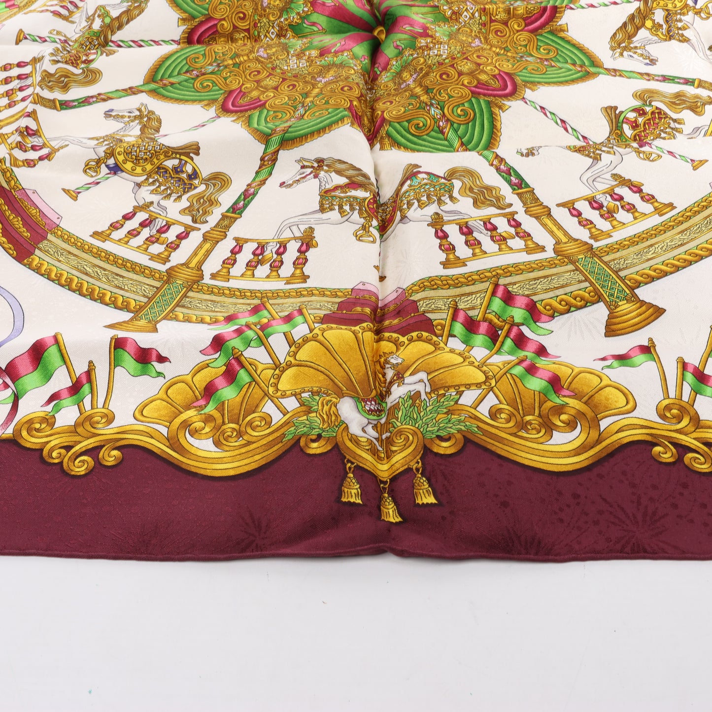Hermes Carré 90 „VOILES DE LUMIERE“ Schal aus 100 % Seide