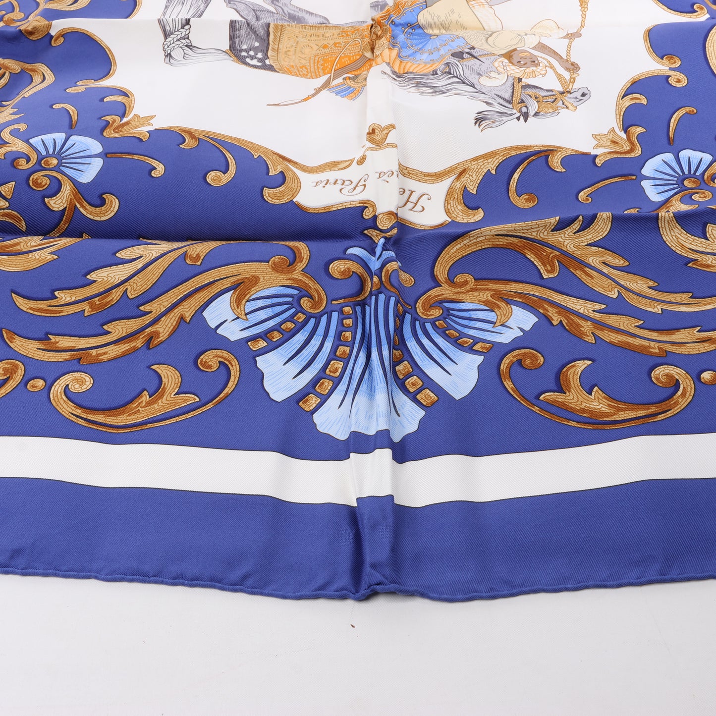 Hermes Carré 90 „VOILES DE LUMIERE“ Schal aus 100 % Seide