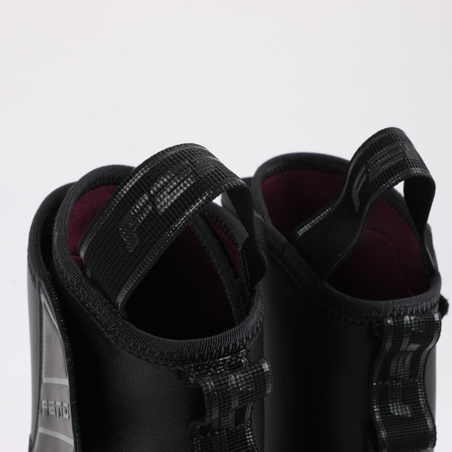 Fendi Lederstiefeletten in Schwarz, Größe 38 EU