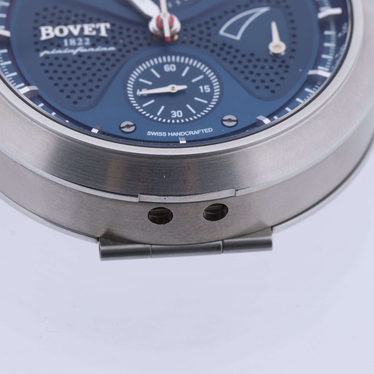 Bovet Sergio Split-Second Chronograph SS Navy Dial 45mm Watch SEPIN002
