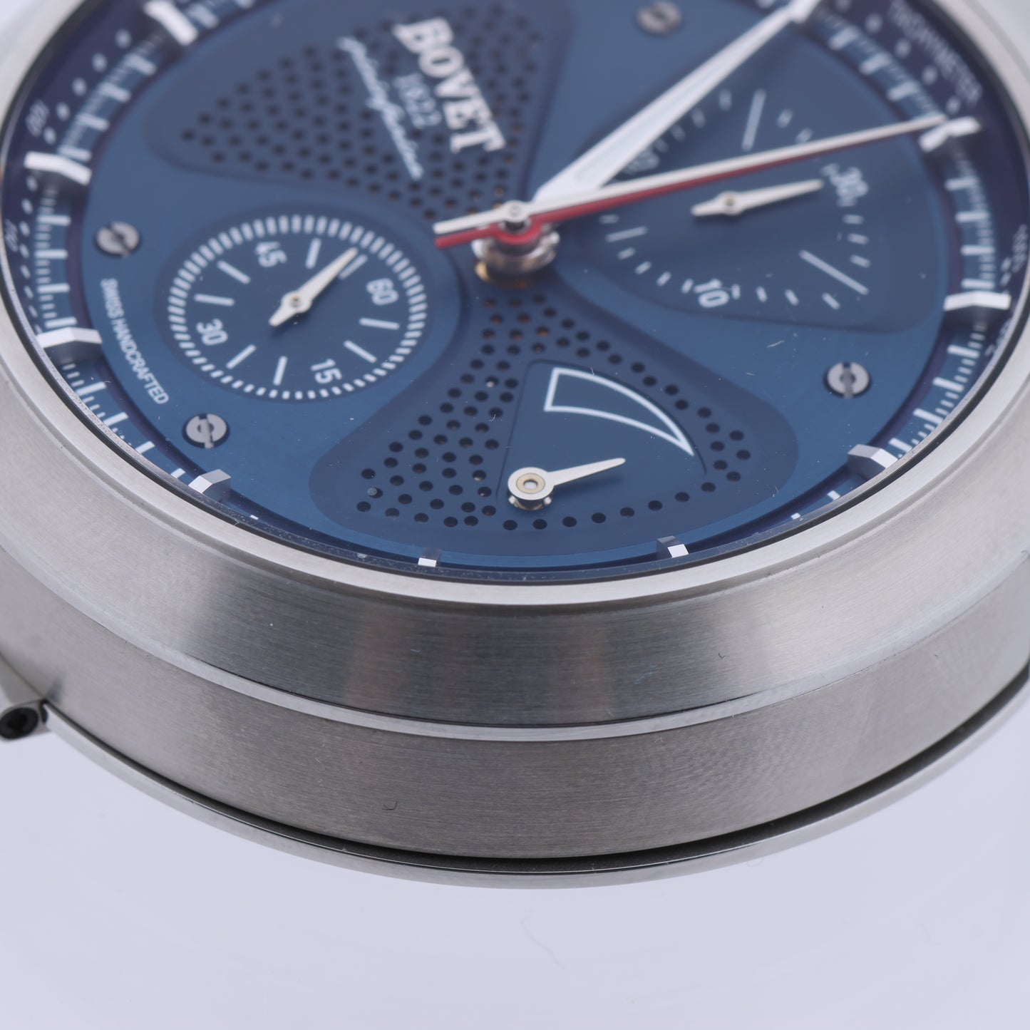 Bovet Sergio Split-Second Chronograph SS Navy Dial 45mm Watch SEPIN002