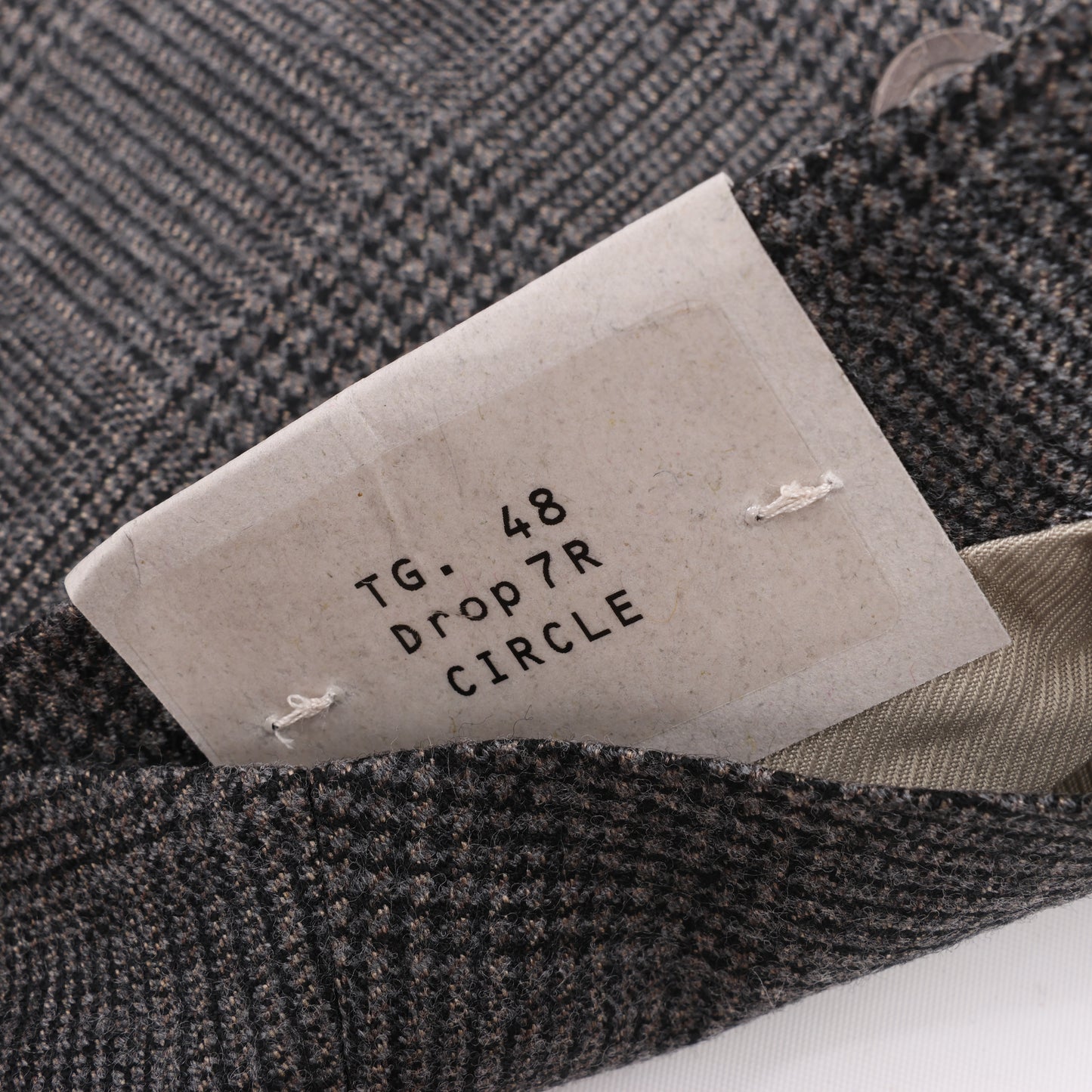 CORNELIANI Glen Plaid Blazer and Trousers Set, Size 48
