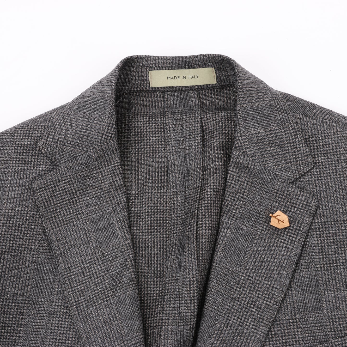CORNELIANI Glen Plaid Blazer and Trousers Set, Size 48