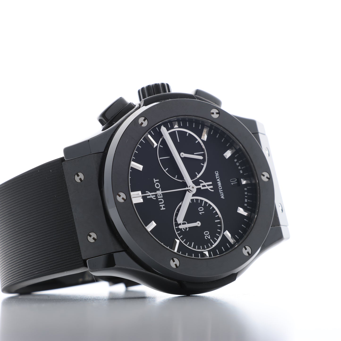 Hublot Classic Fusion Black magic 521.CM.1171.RX 1417718 Ti & CE & rubber AT Black Dial Watch