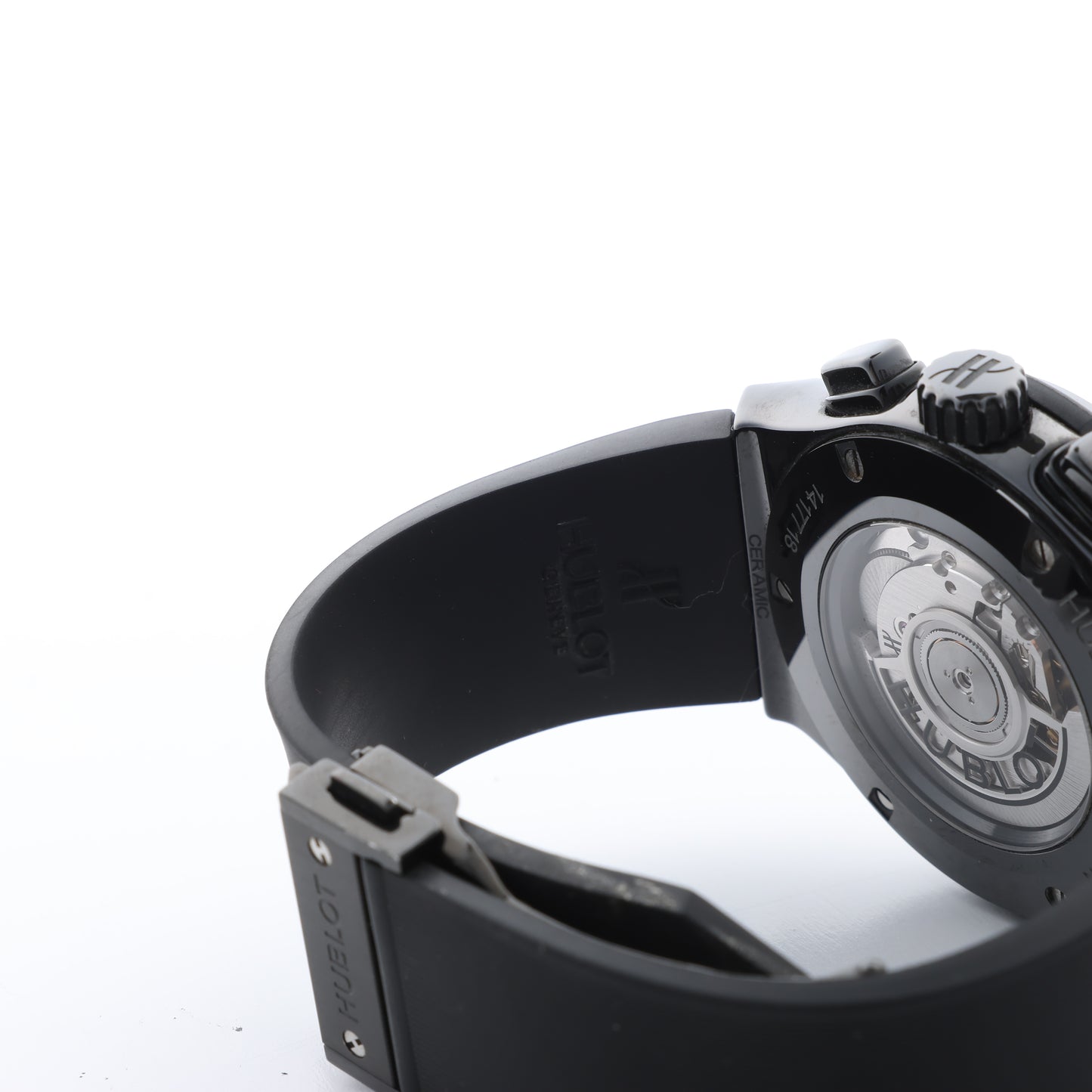 Hublot Classic Fusion Black magic 521.CM.1171.RX 1417718 Ti & CE & rubber AT Black Dial Watch