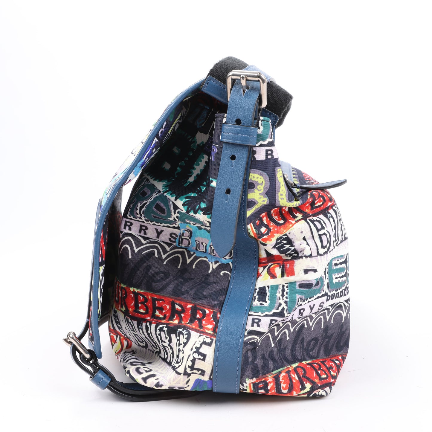 Burberry – Kuriertasche mit Graffiti-Logo-Print, mehrfarbig