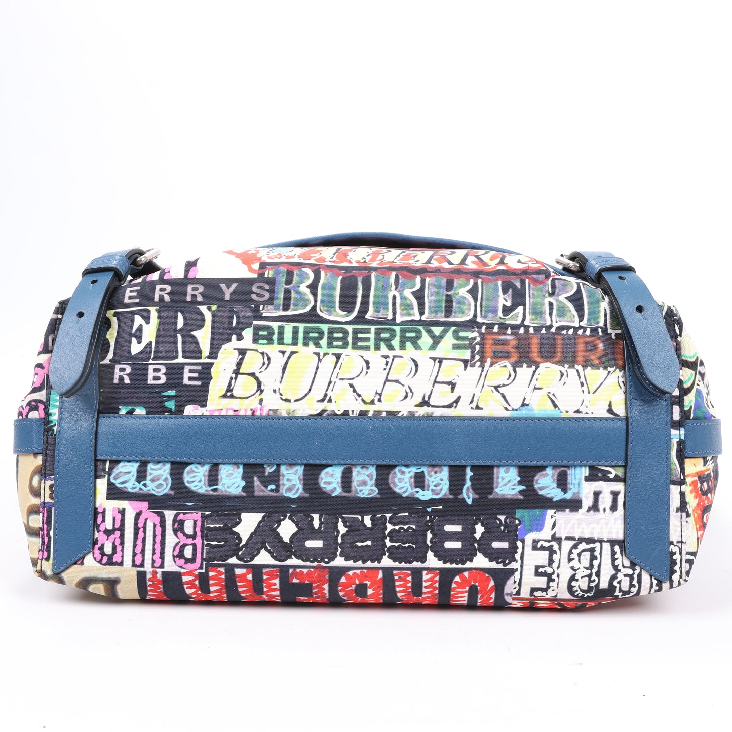 Burberry – Kuriertasche mit Graffiti-Logo-Print, mehrfarbig