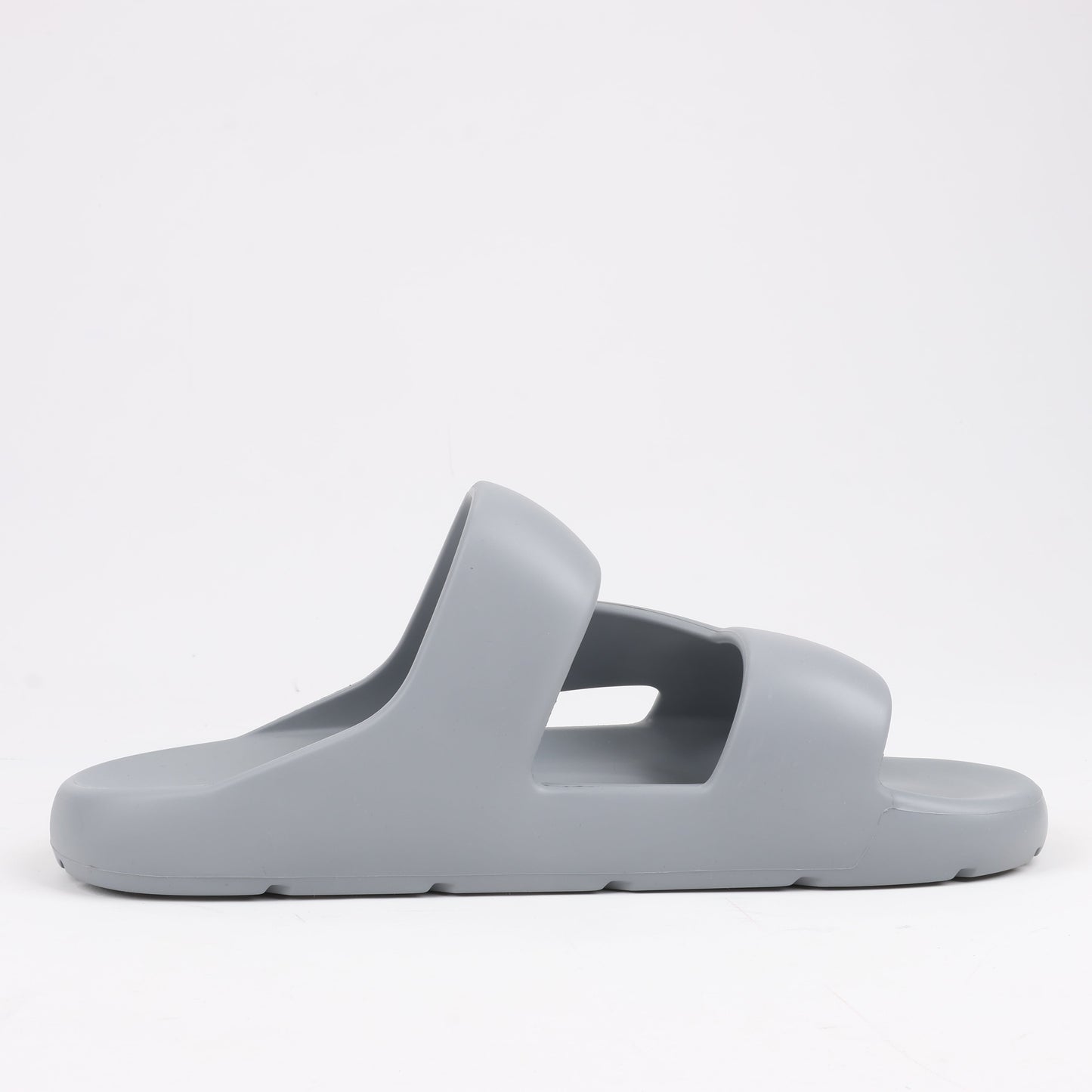 Bottega Veneta Gummiband-Sandalen in Grau, Größe 43 EU