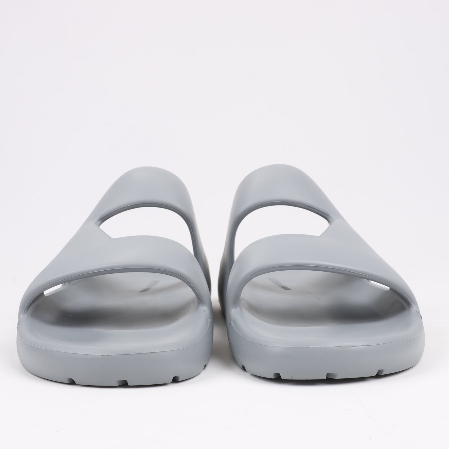 Bottega Veneta Rubber Band Sandals in Grey, Size 43 EU