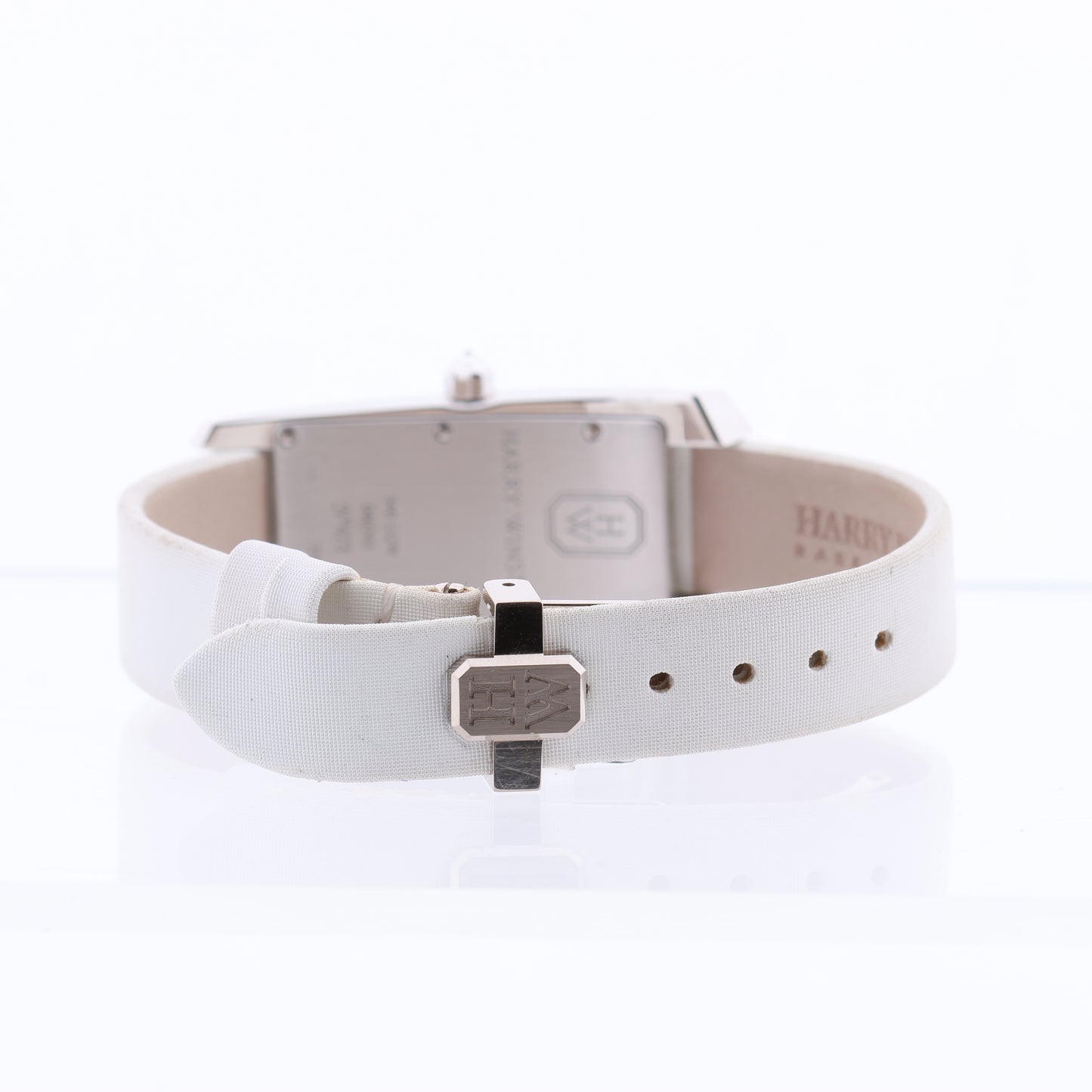 Harry Winston Avenue Traffic AVTQHM21WW002 Krokodilleder x WG QZ MOP Zifferblattuhr