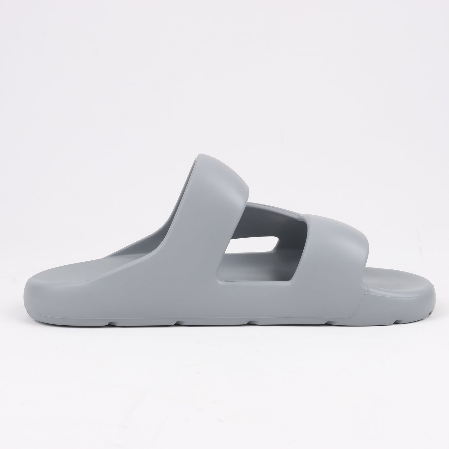Bottega Veneta Gummiband-Sandalen in Grau, Größe 43 EU