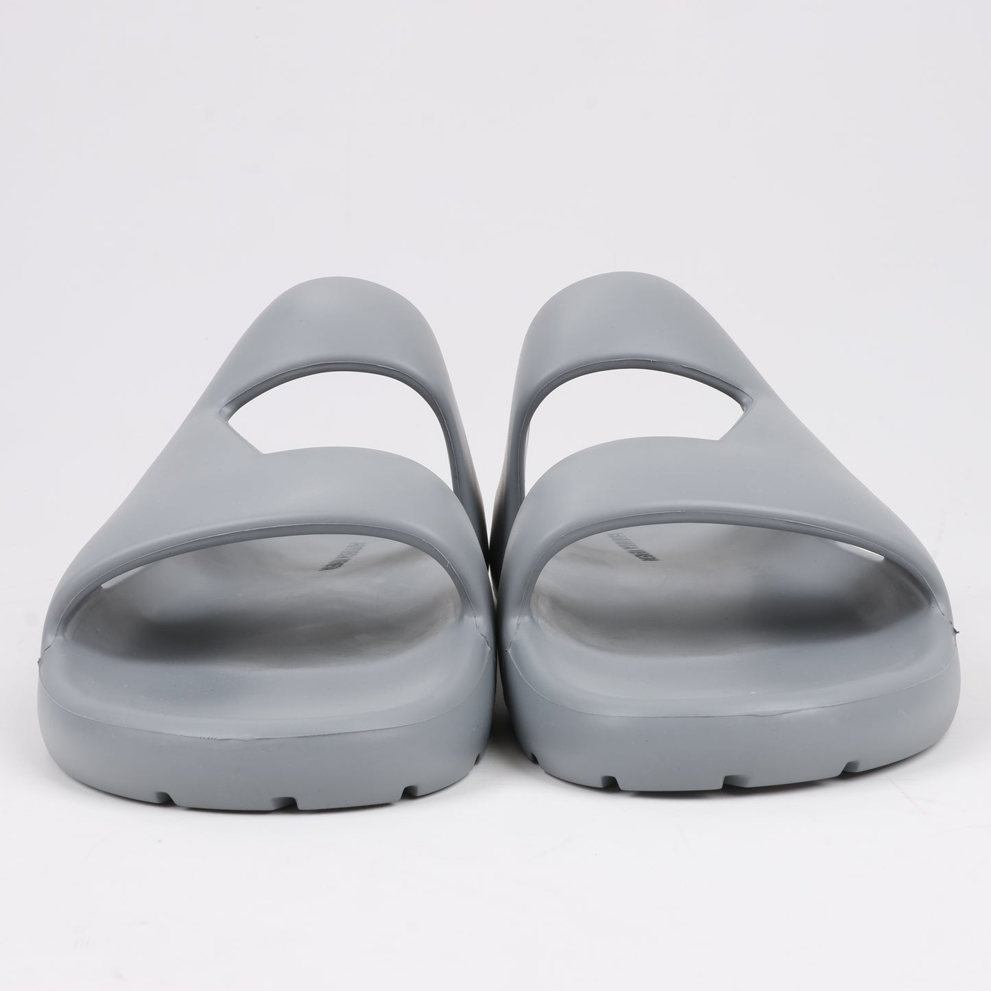 Bottega Veneta Rubber Band Sandals in Grey, Size 43 EU