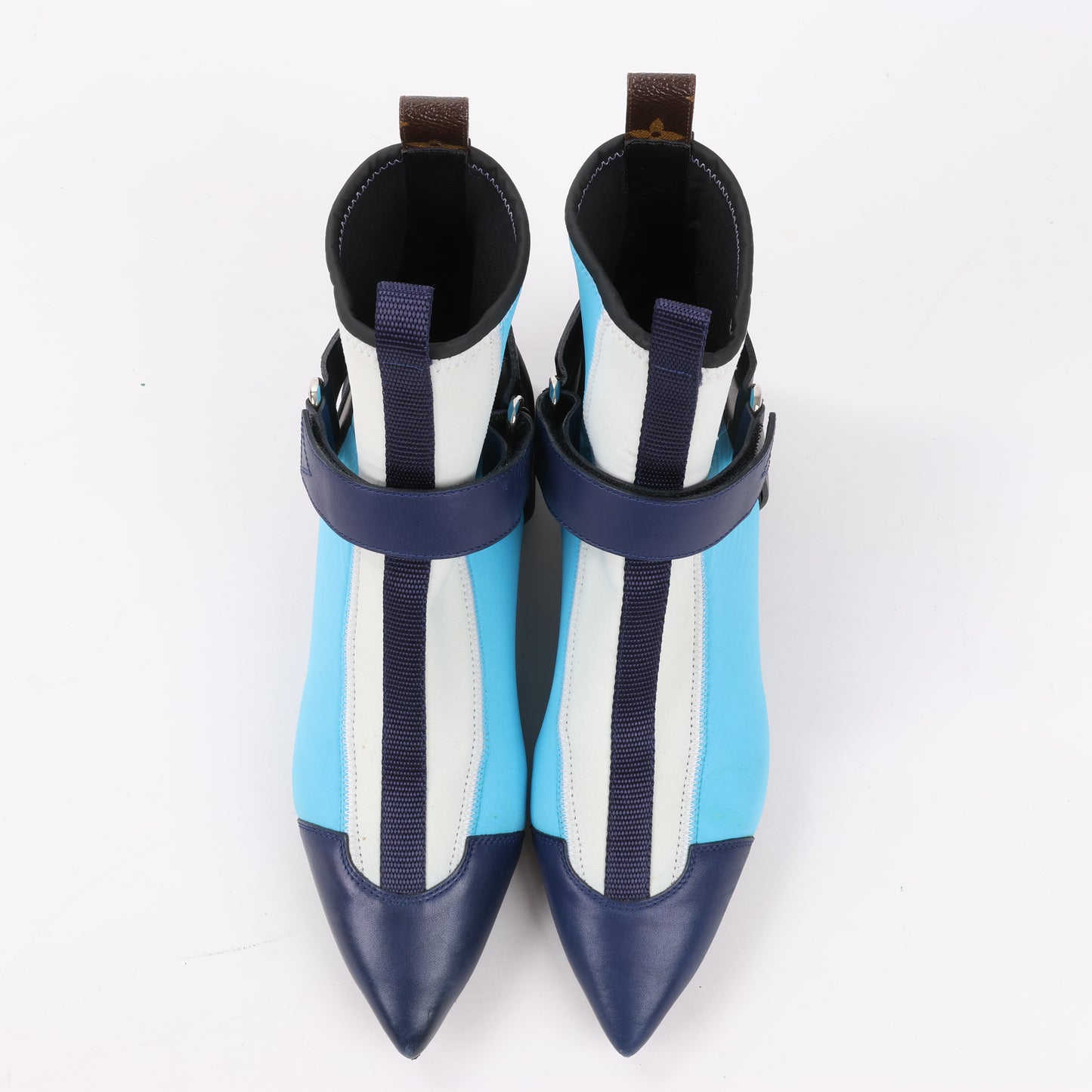 Louis Vuitton Neopren Deep Sea Ankle Boot in Blau, Größe 39 EU