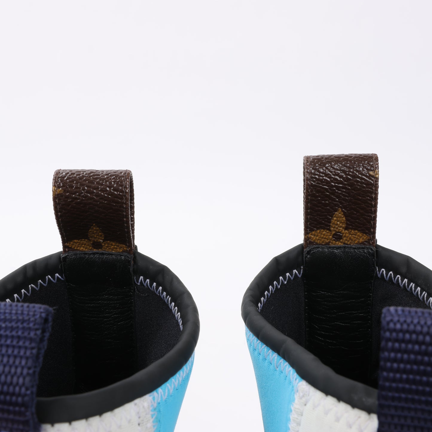 Louis Vuitton Neopren Deep Sea Ankle Boot in Blau, Größe 39 EU