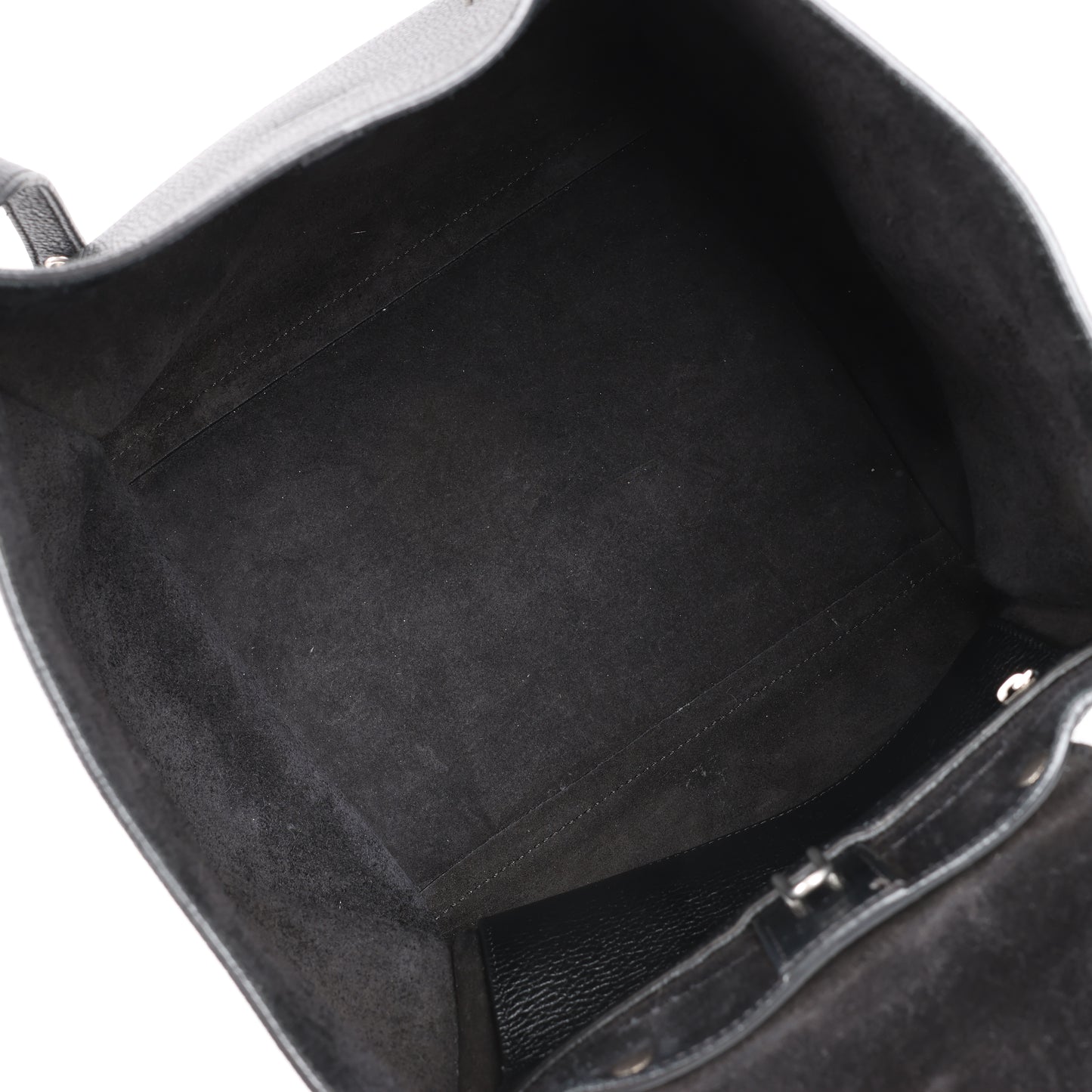 CELINE Big Bag Small Grained Leather 2way Handbag in Black