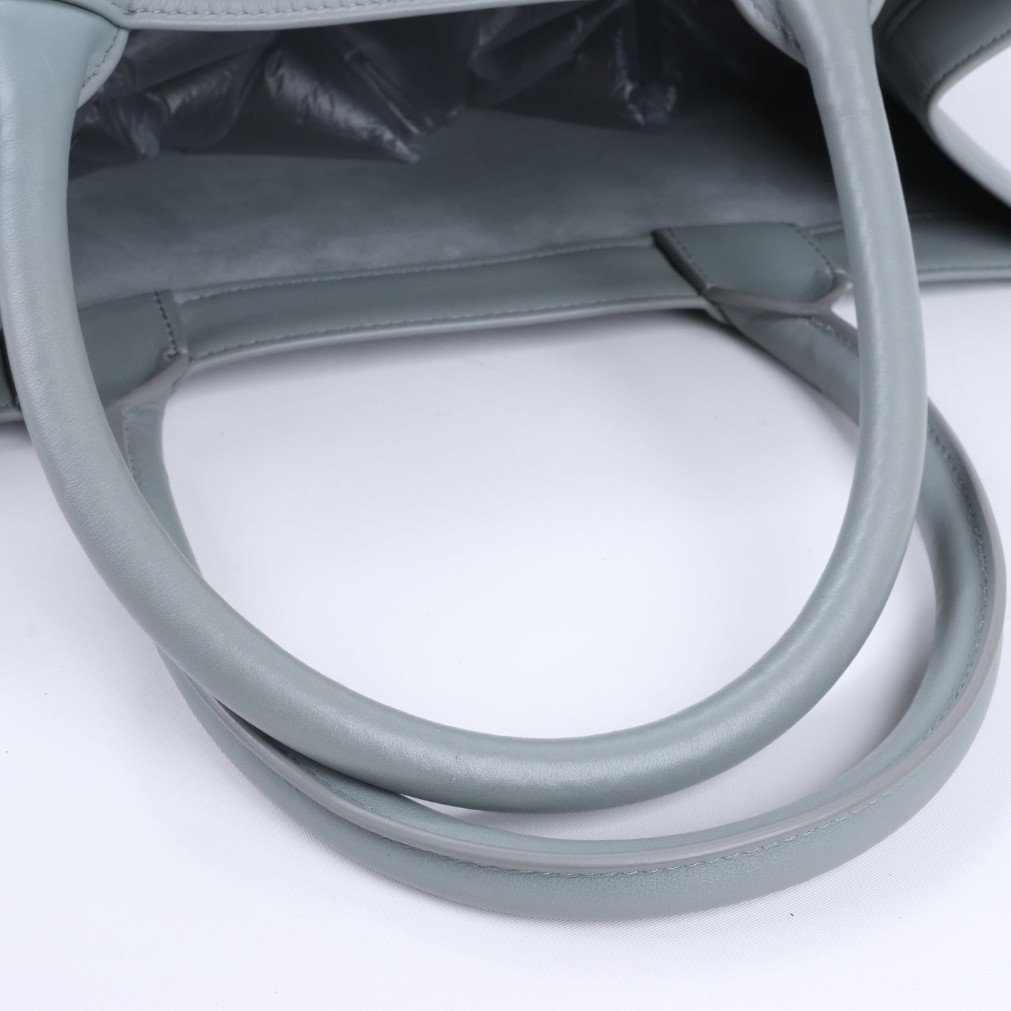Christian Dior – Book Tote-Handtasche aus Leder in Grau