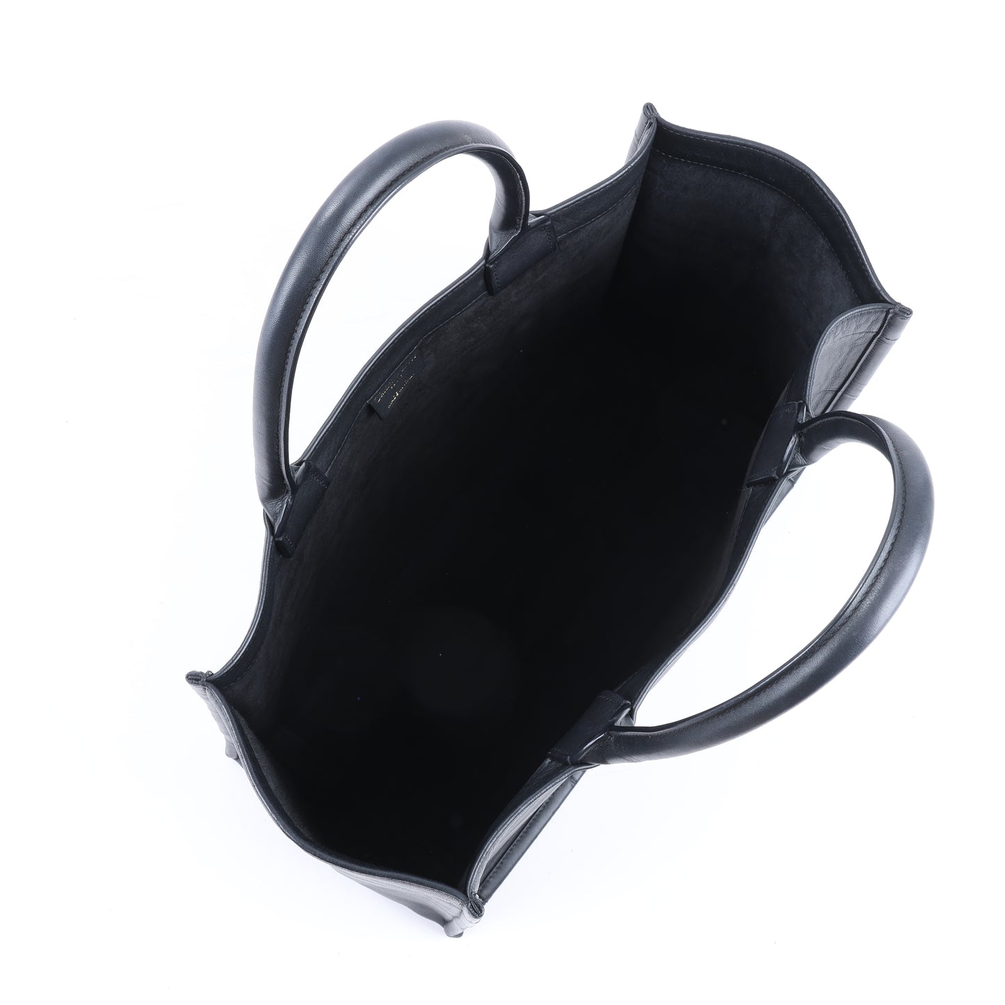 Christian Dior – Book Tote-Handtasche aus schwarzem Leder